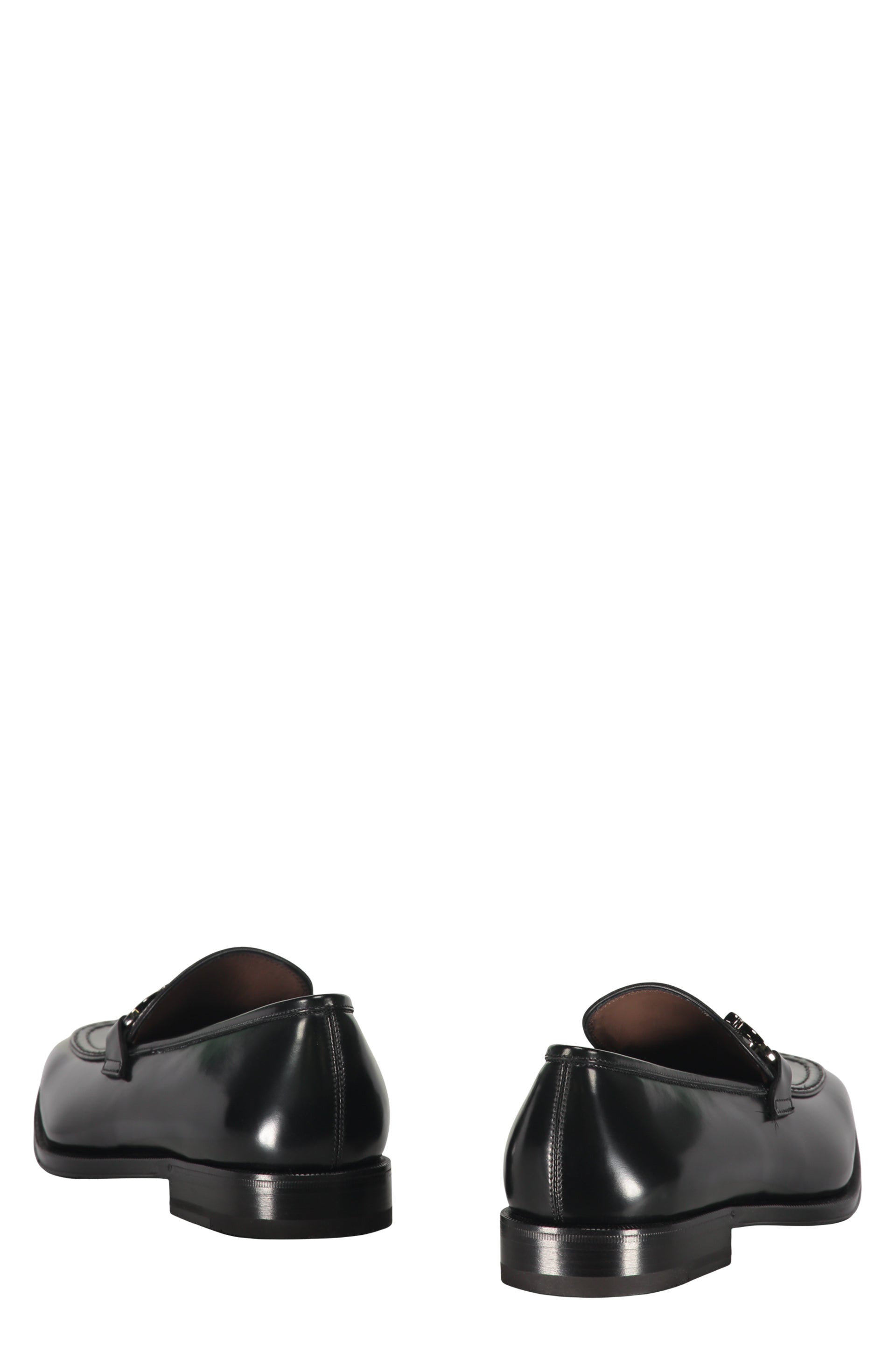 Leather loafers