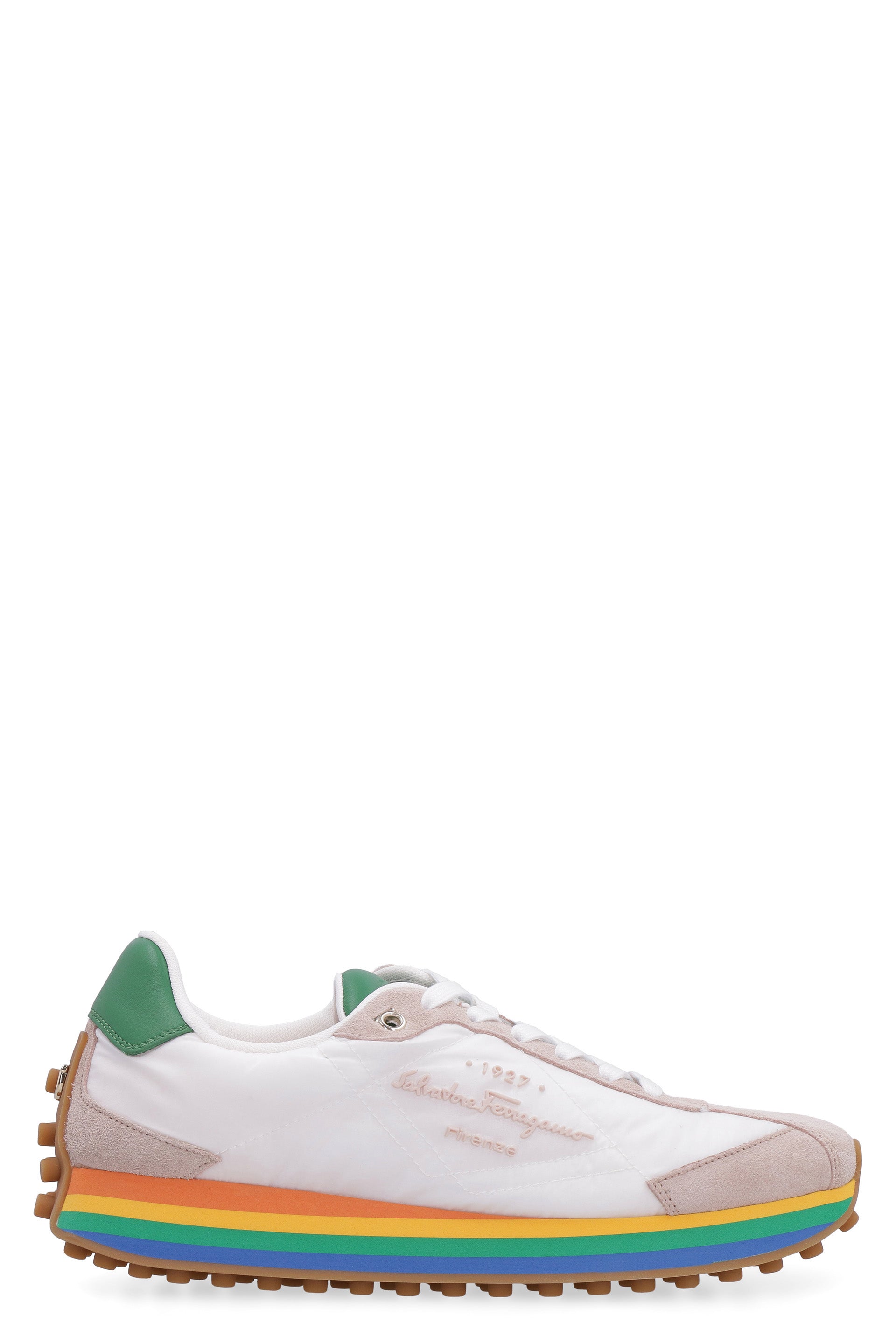 Nylon low-top sneakers