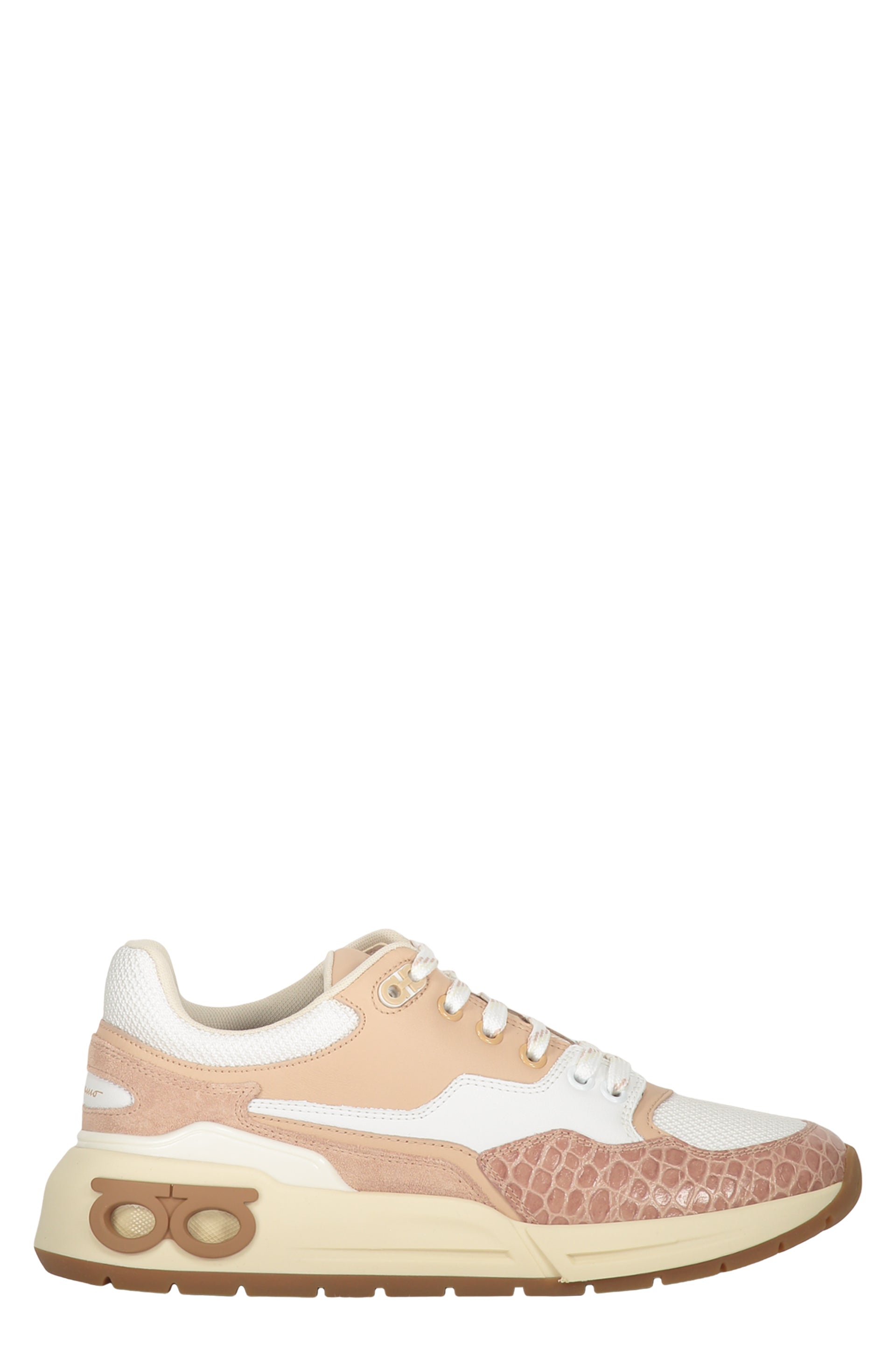 Leather low-top sneakers