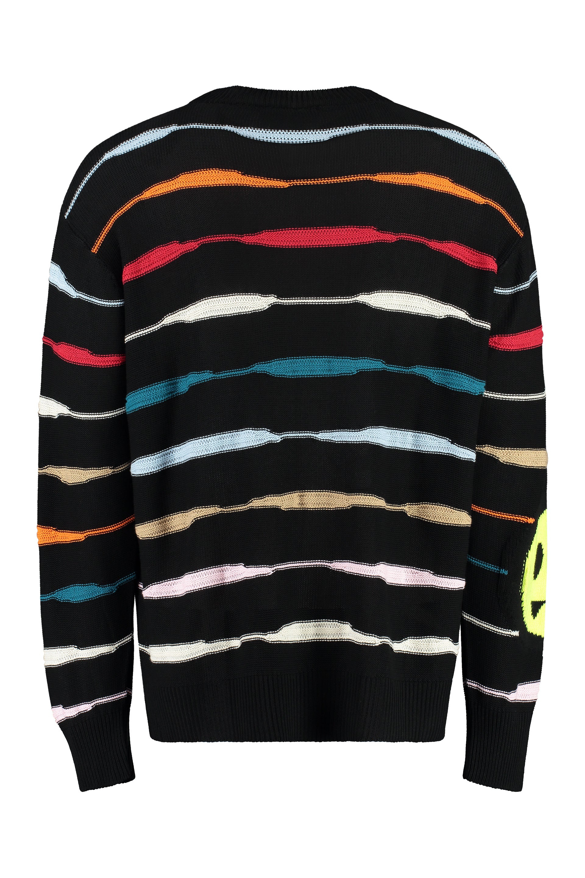 Striped crew-neck sweater