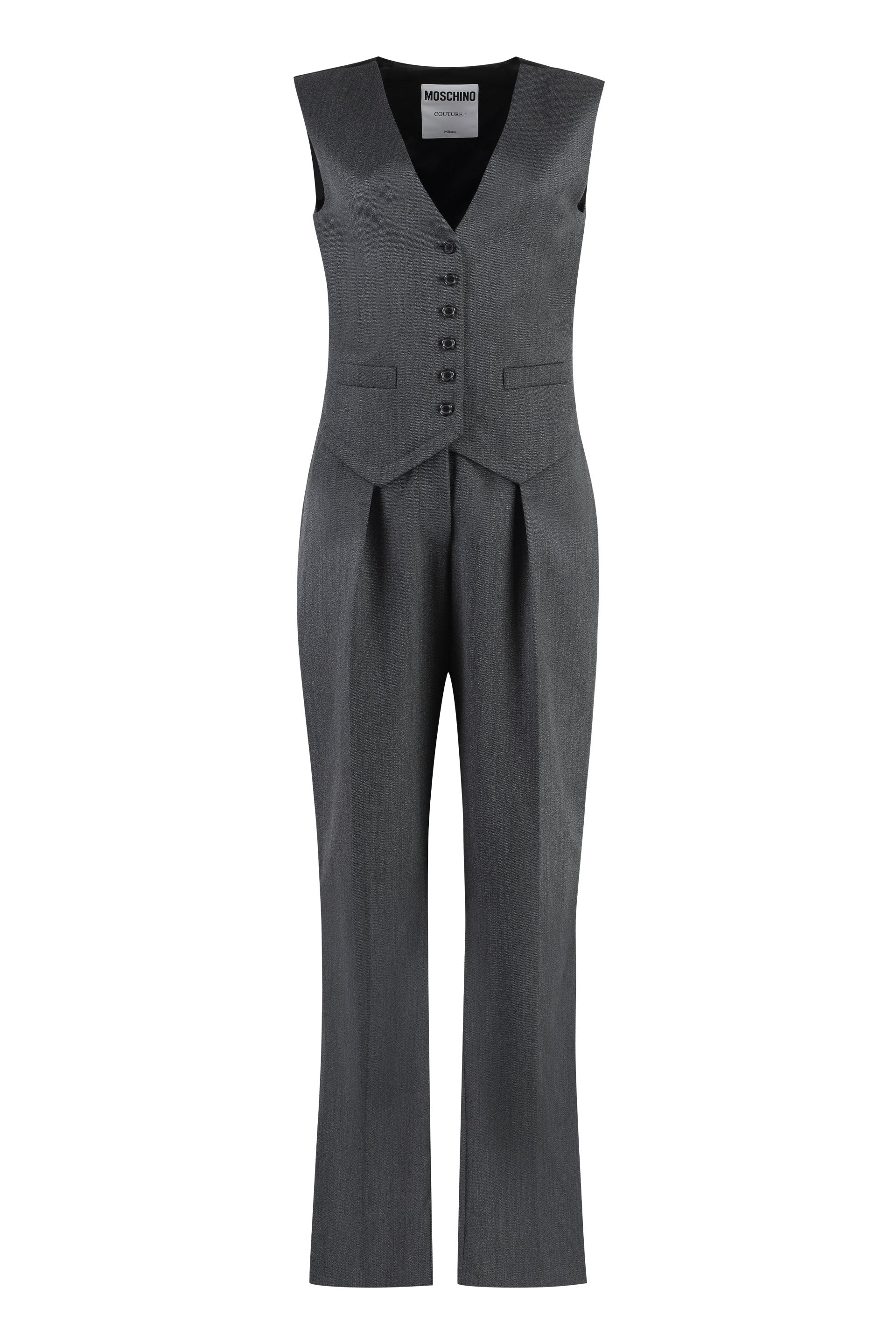 Virgin wool jumpsuit