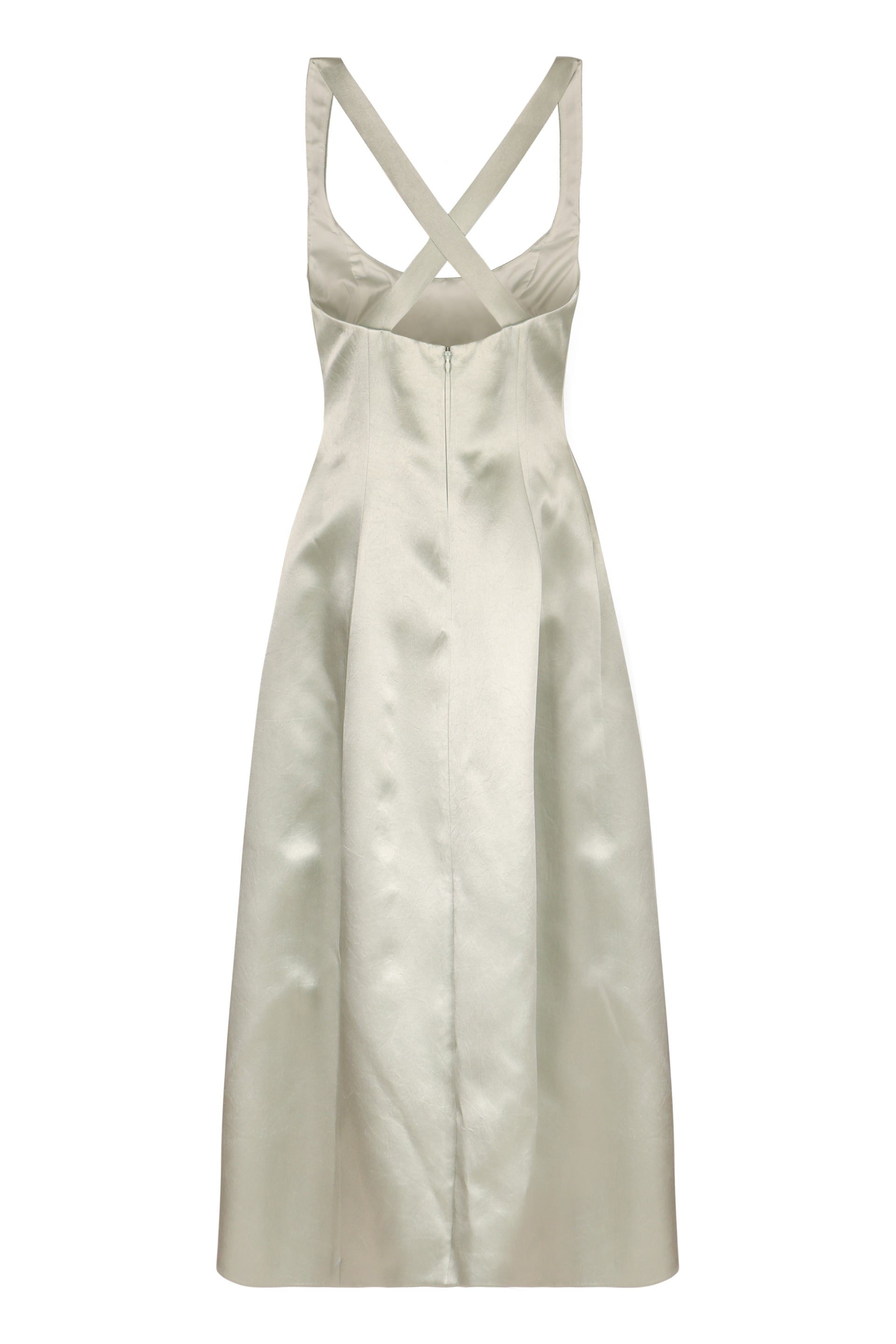 Cross back dress