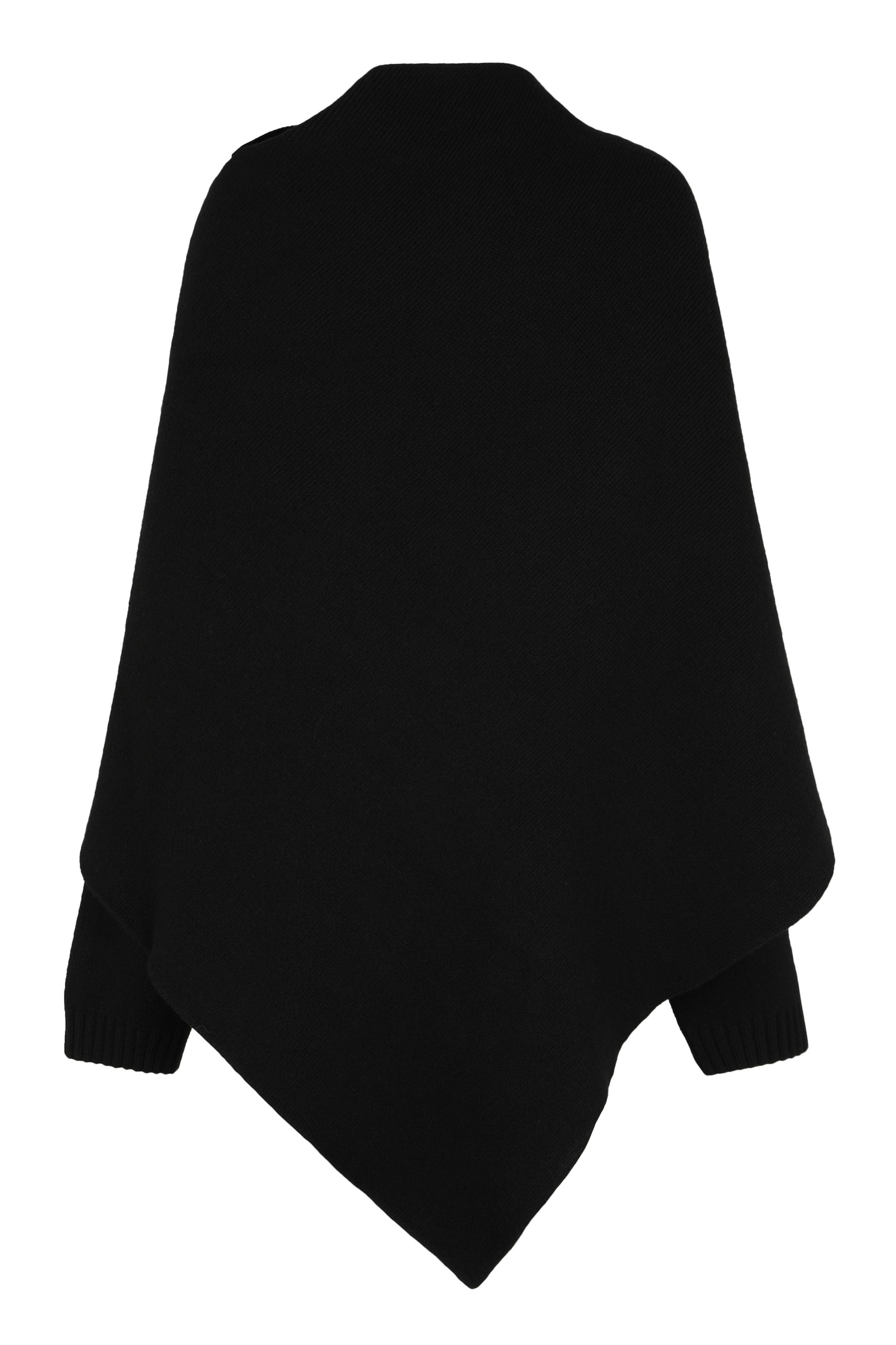 Merino wool and cashmere cape