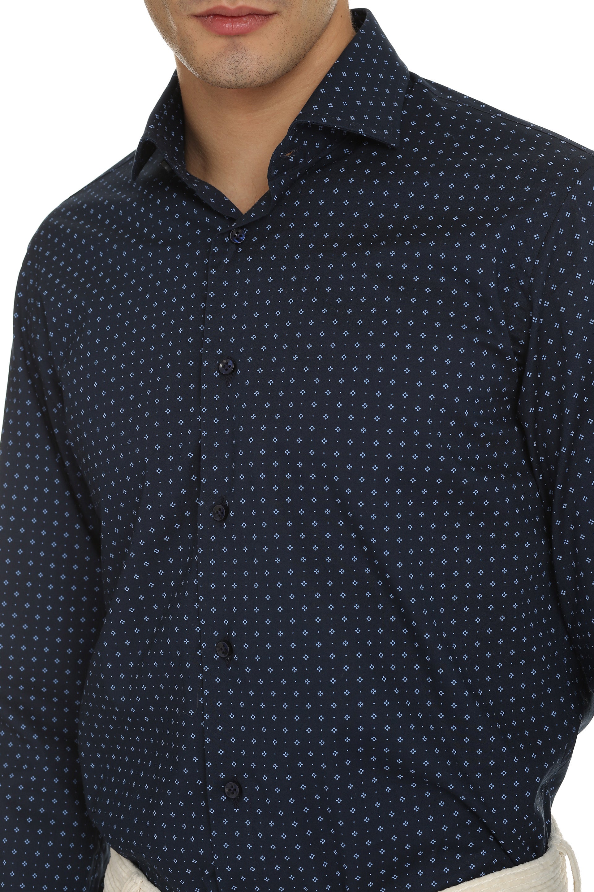 THE (Shirt) - Printed cotton shirt