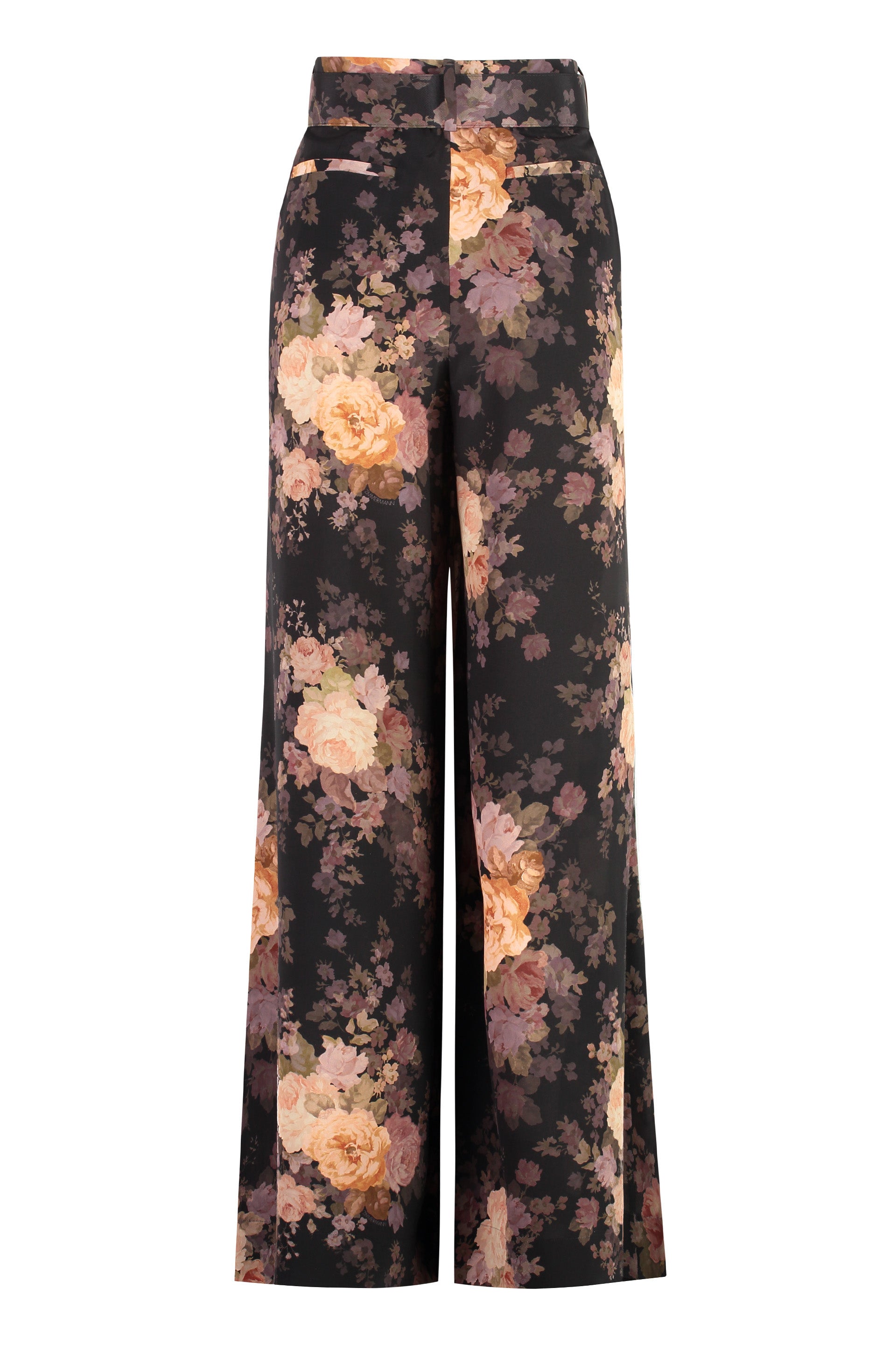 Illustration Tuck Silk trousers