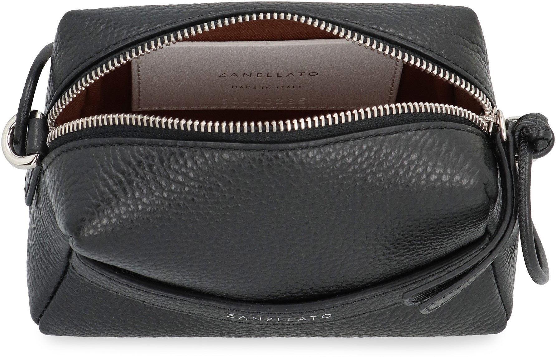 Matrioska leather clutch