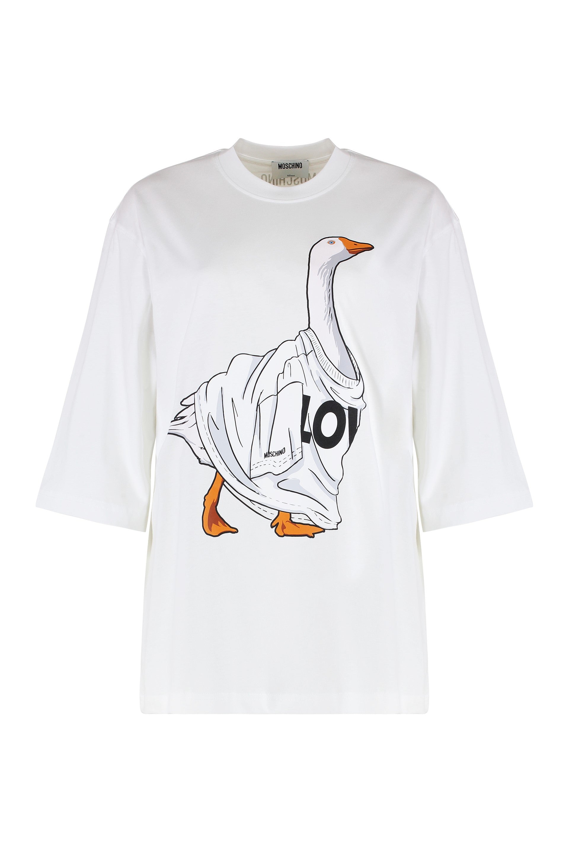 Cotton crew-neck T-shirt