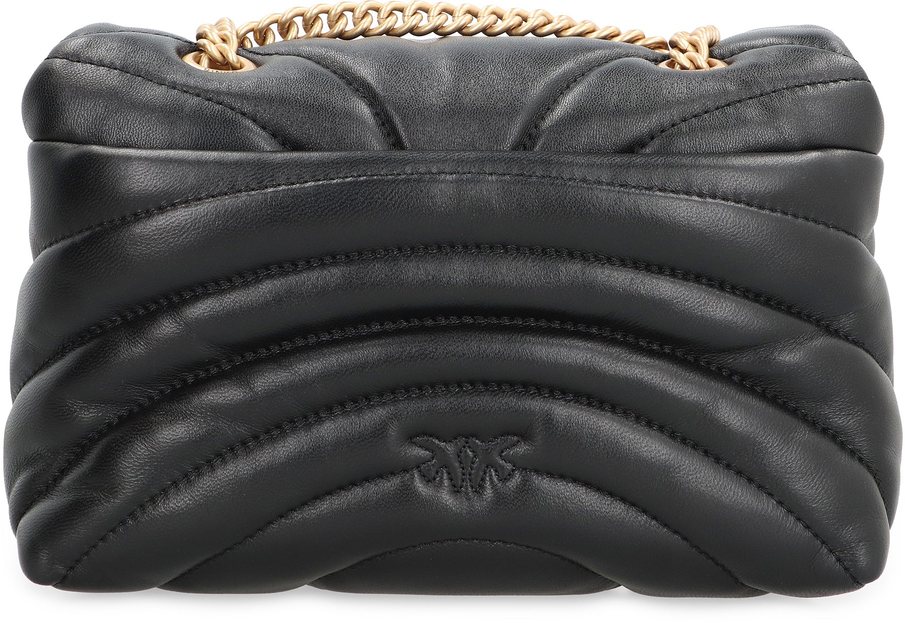 Love Puff leather mini crossbody bag