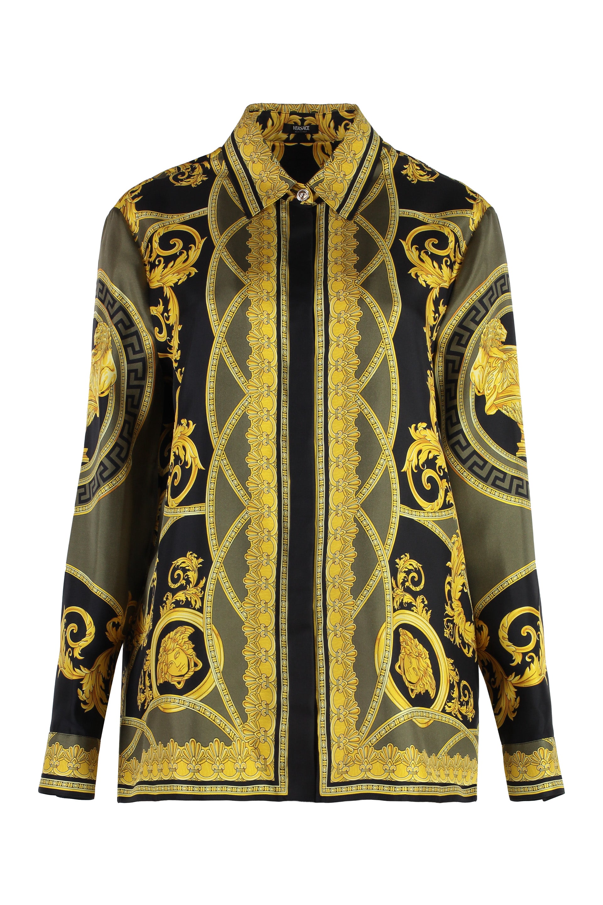 Printed silk shirt