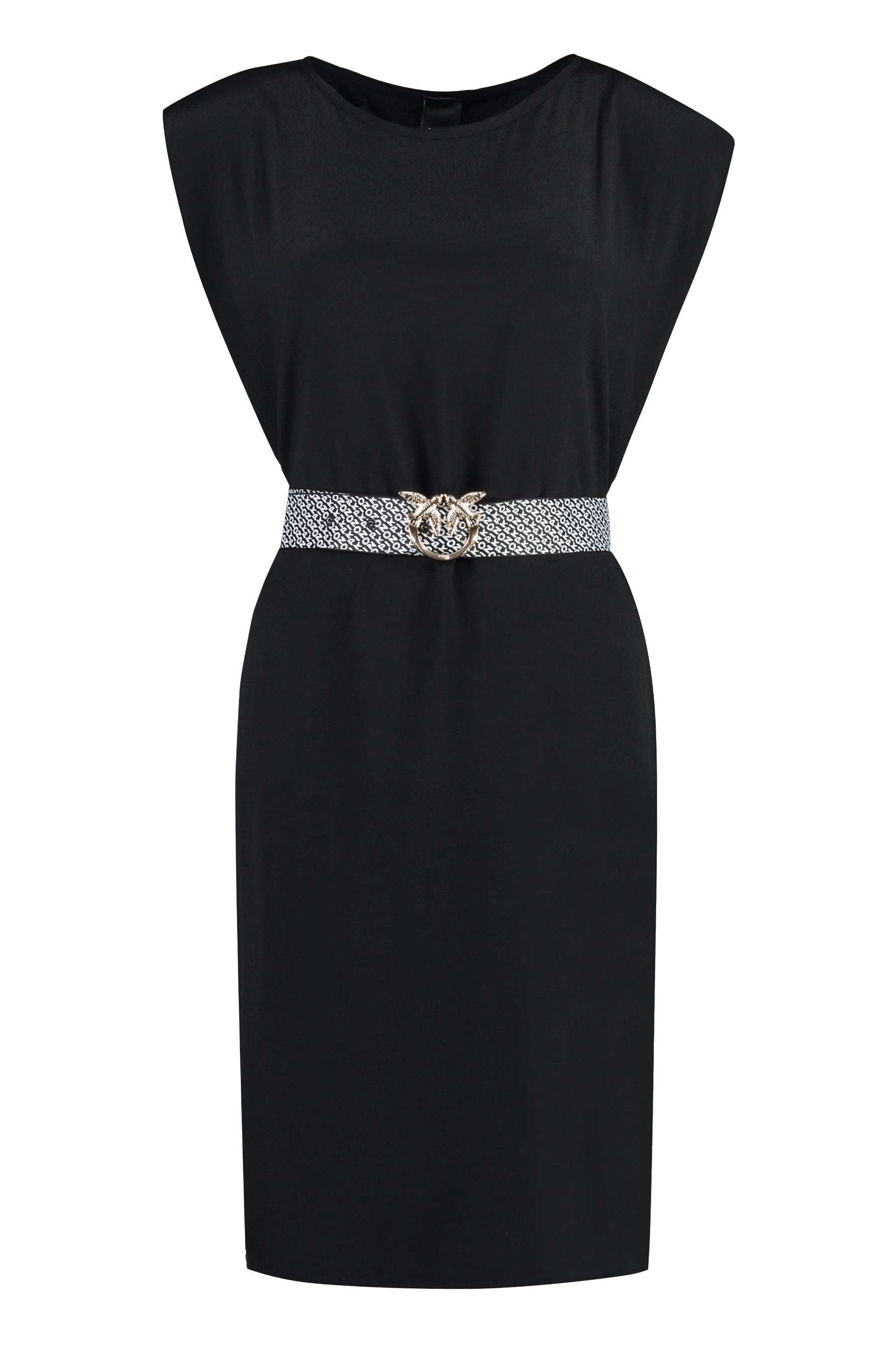 Belt sheath dress