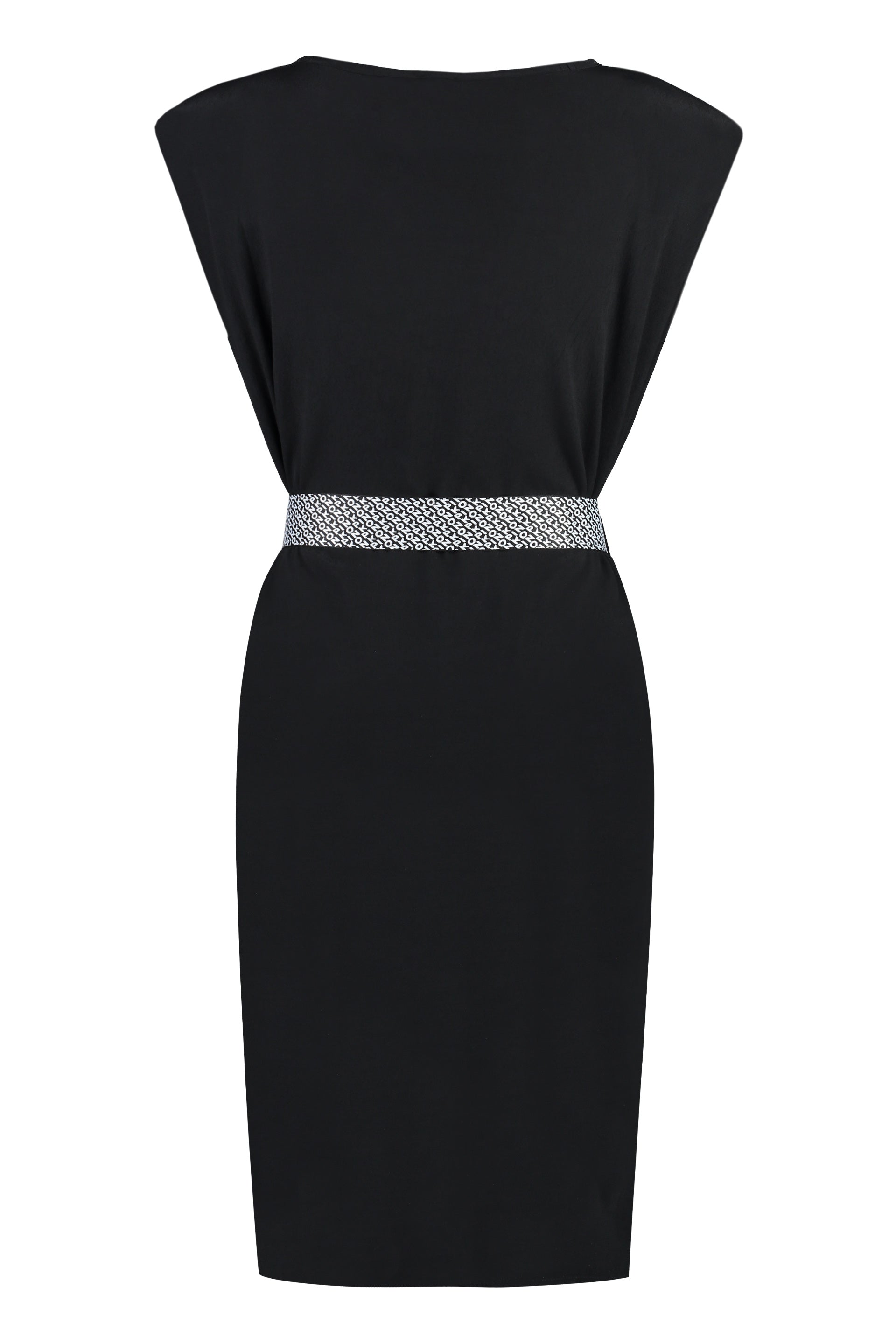 Belt sheath dress