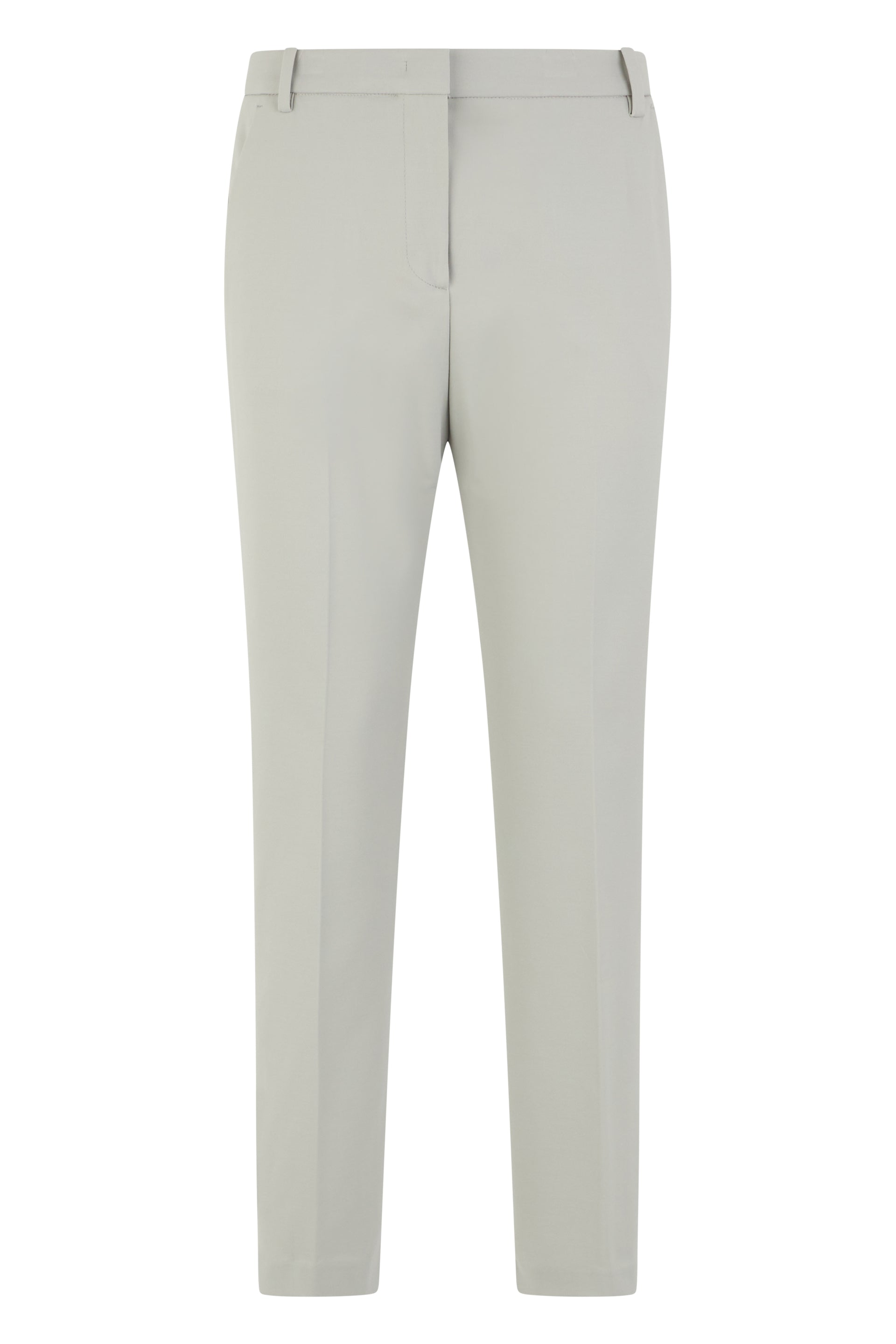 Light gray trousers in viscose