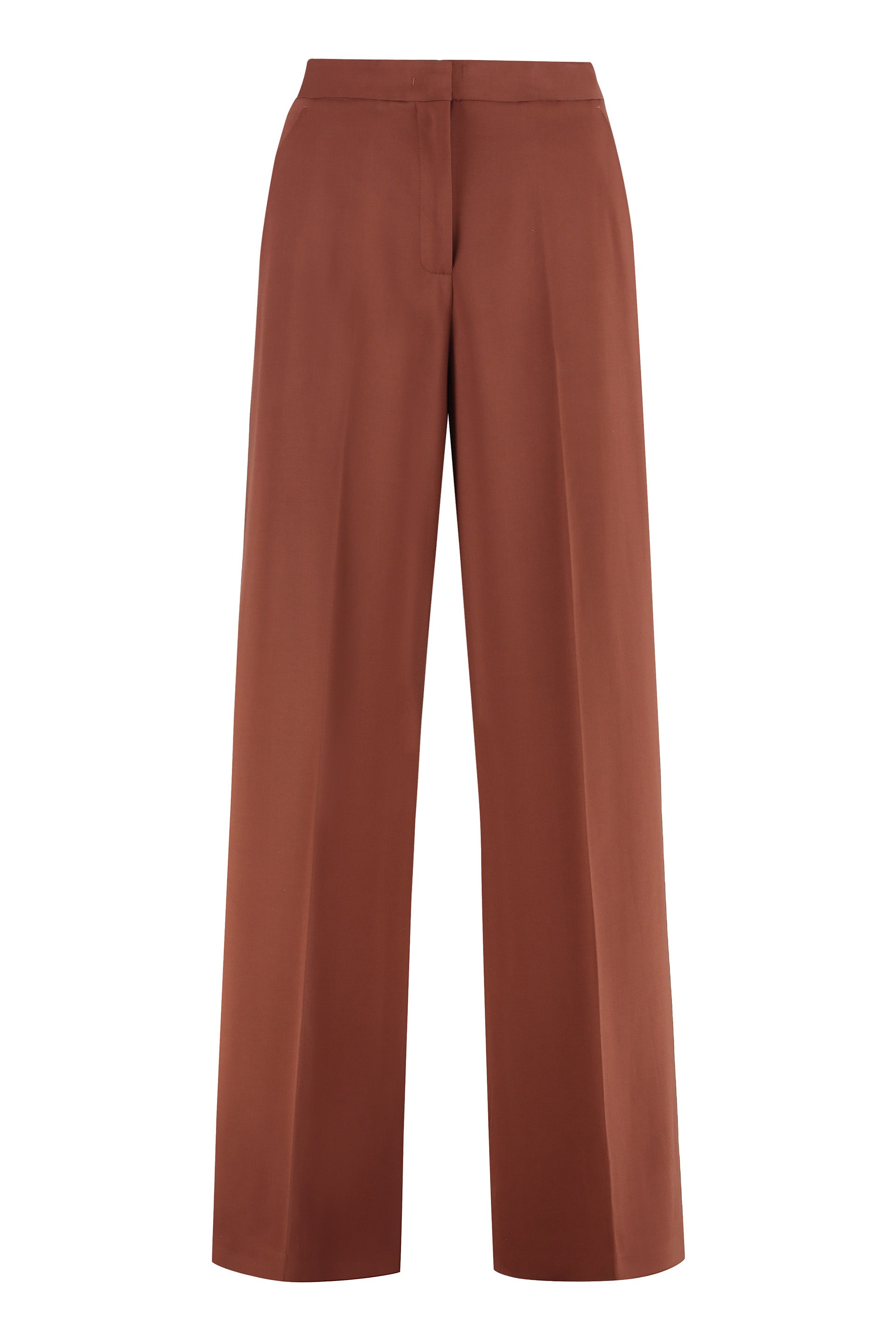 Pergamino high-waist wide-leg trousers