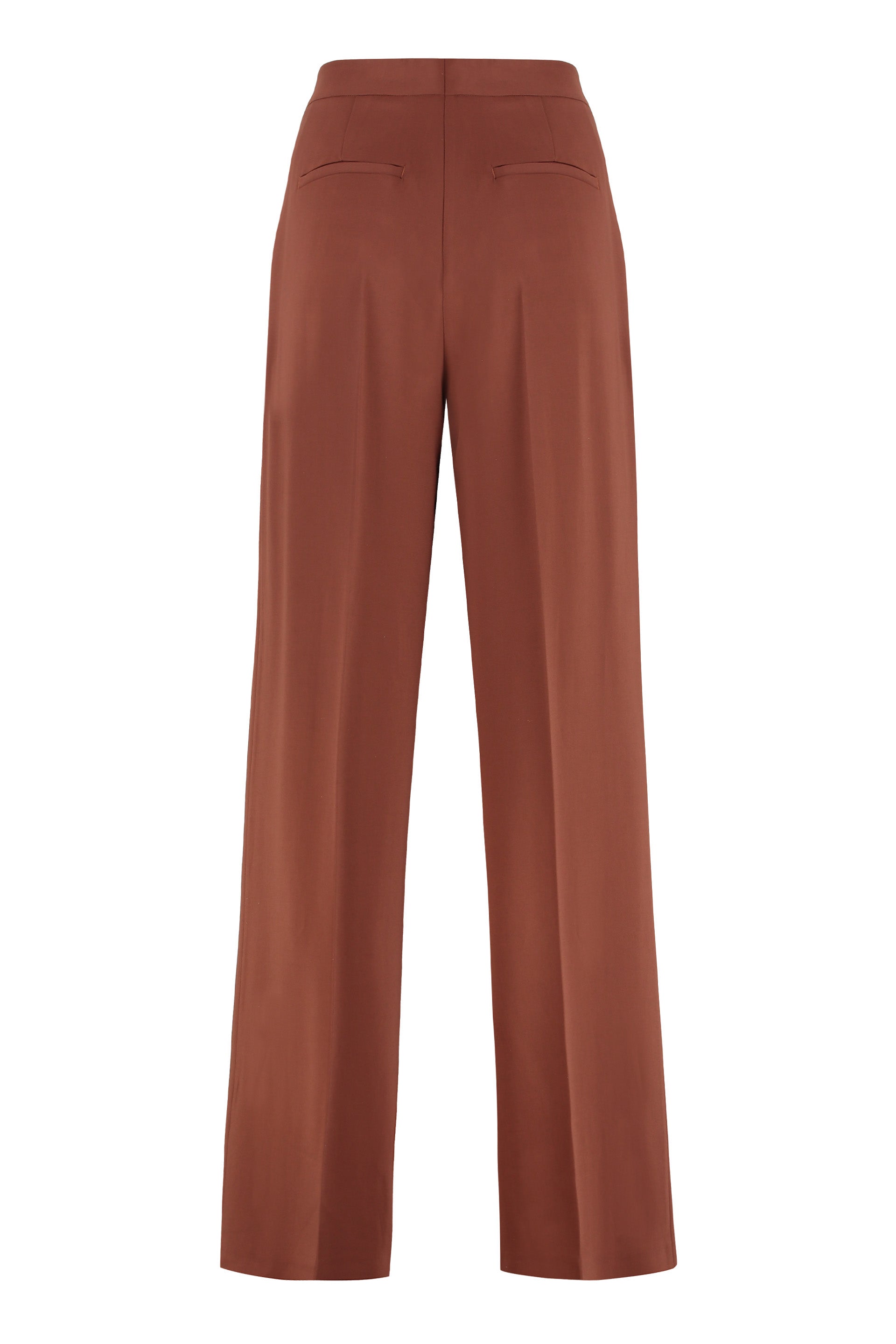 Pergamino high-waist wide-leg trousers