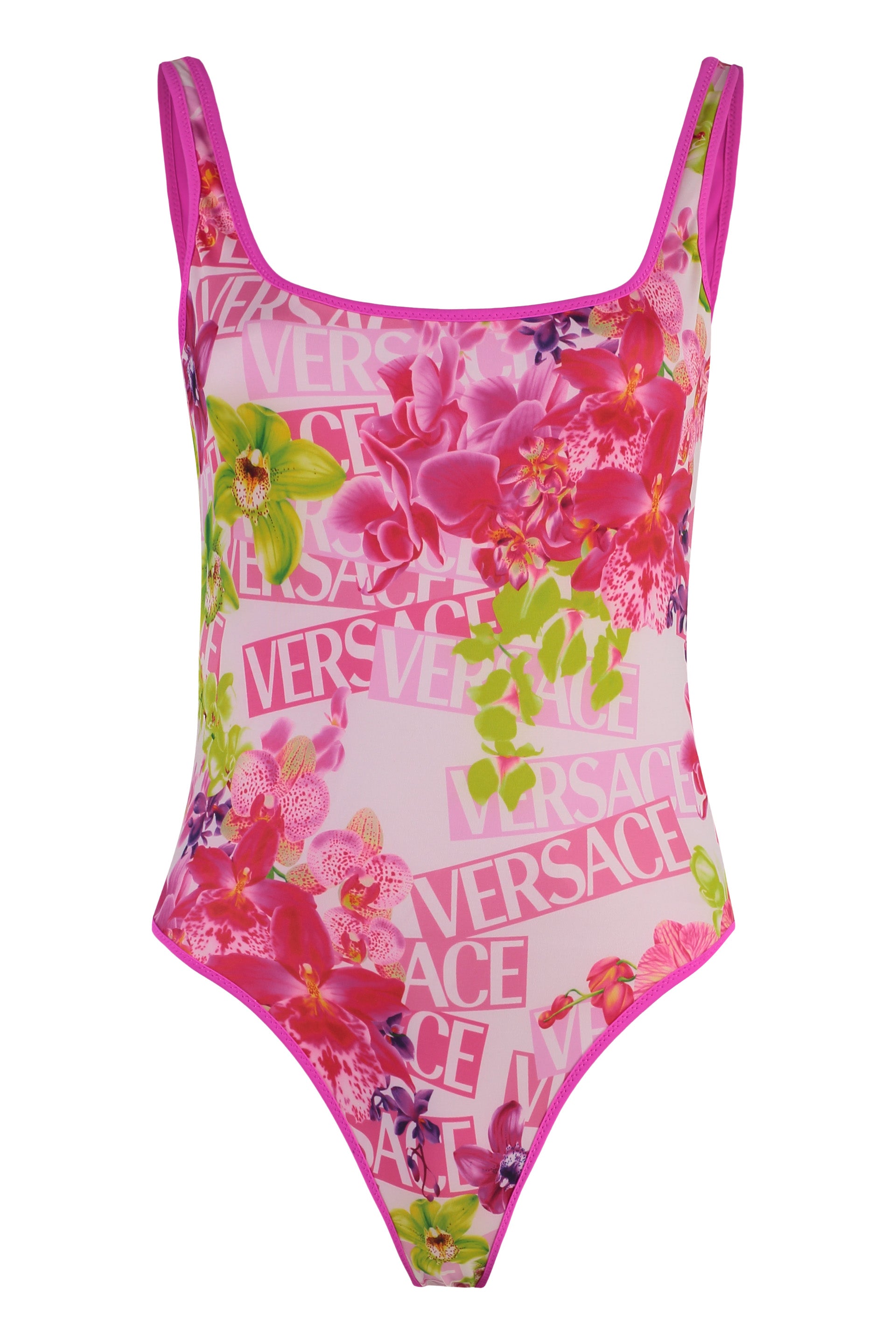 Reversible one-piece swimsuit