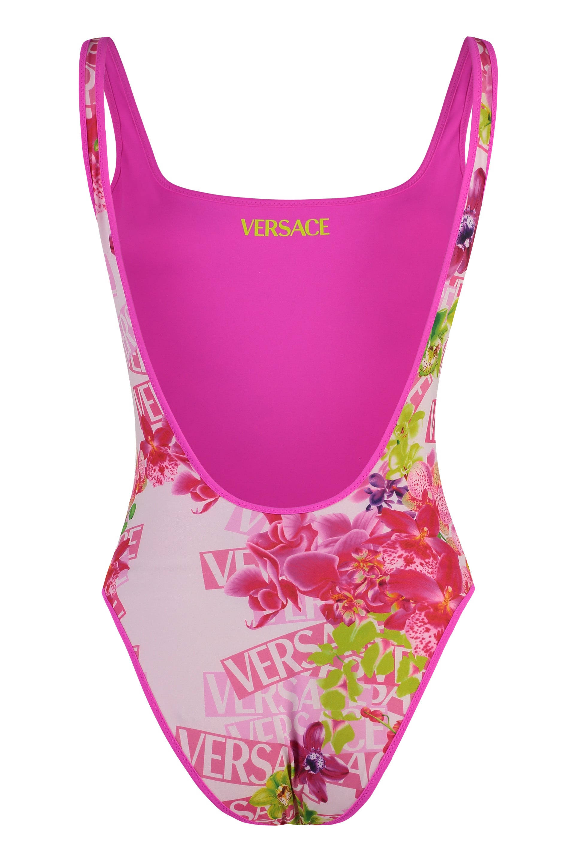 Reversible one-piece swimsuit