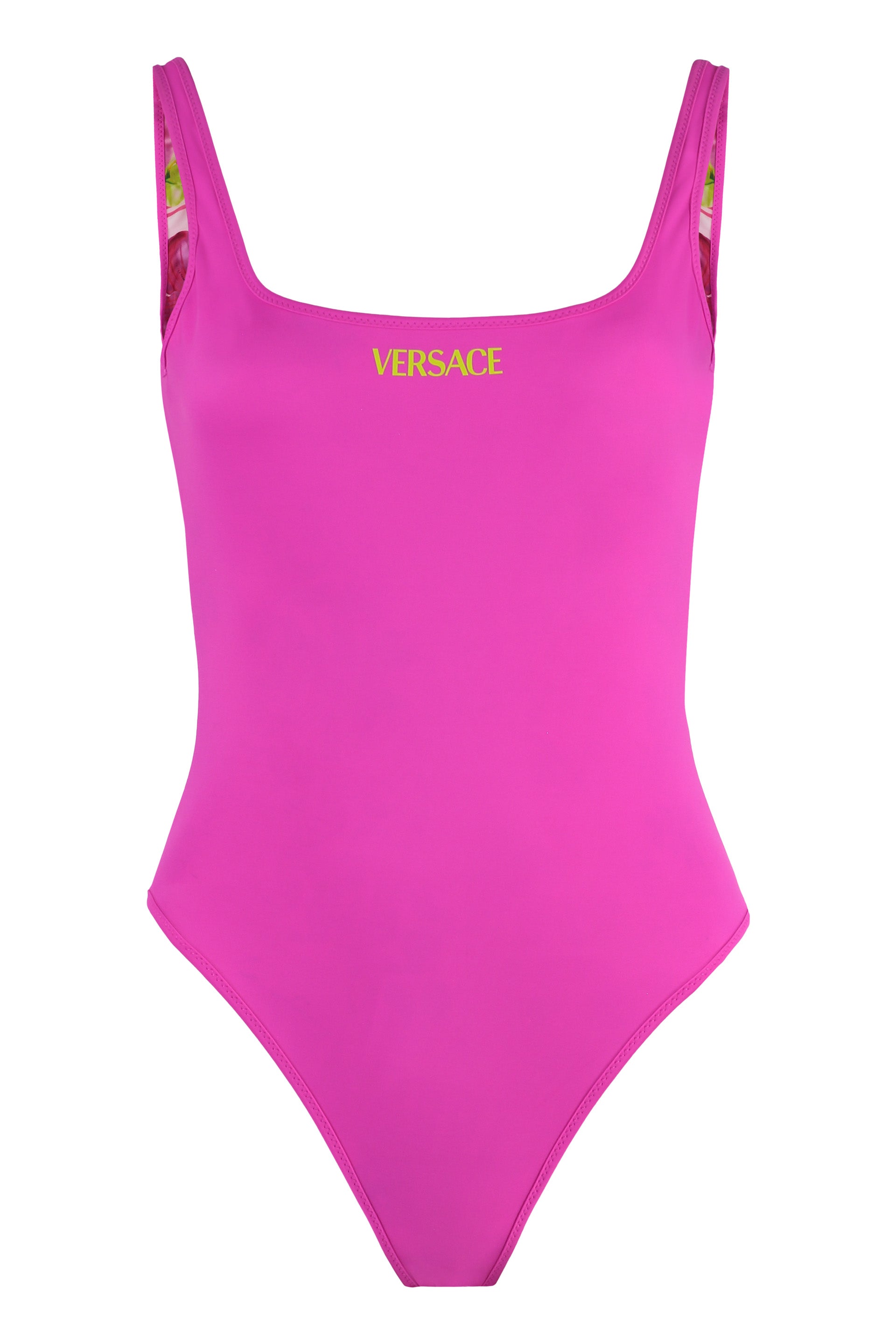 Reversible one-piece swimsuit