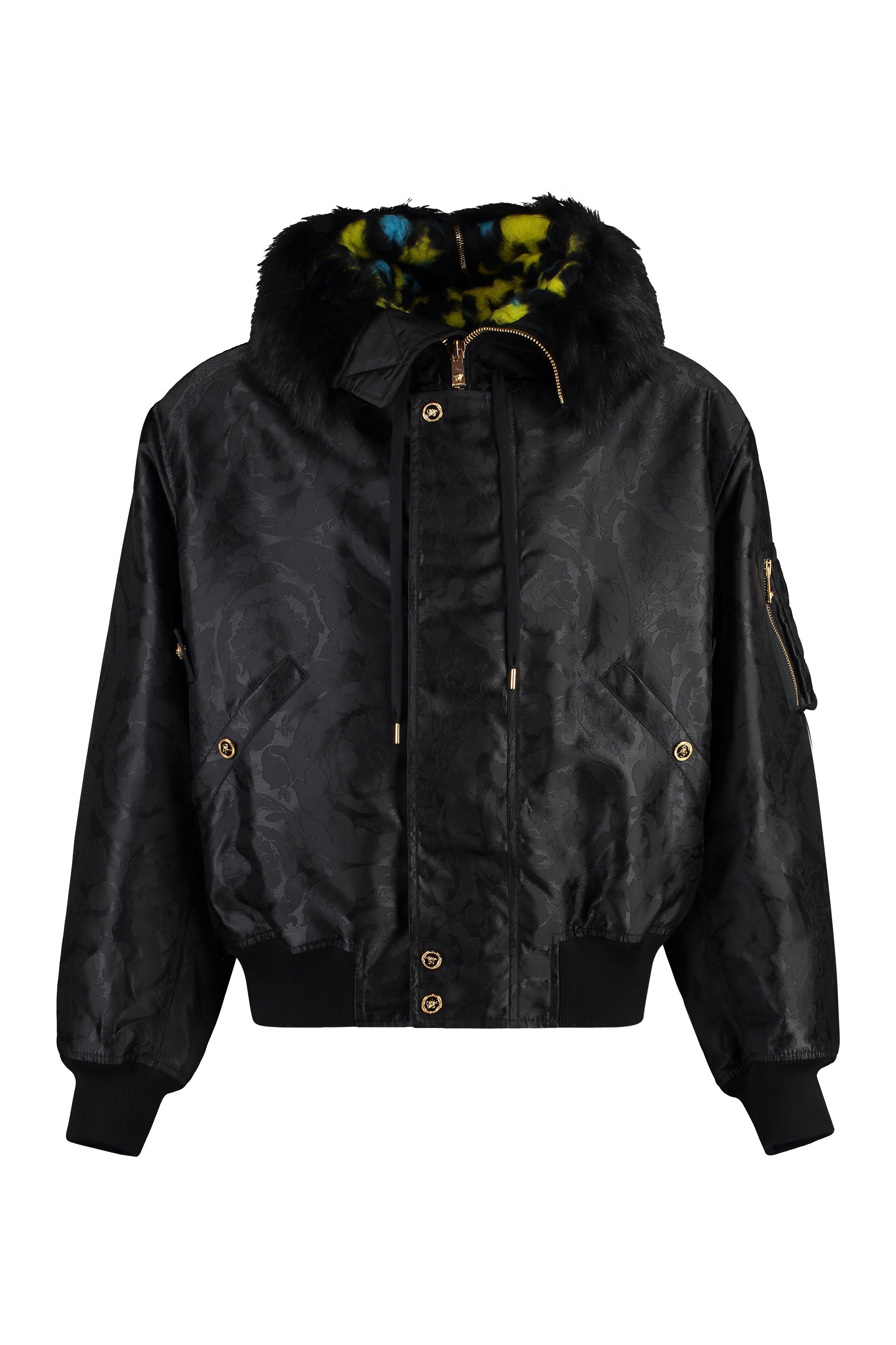 Bomber jacket in technical fabric