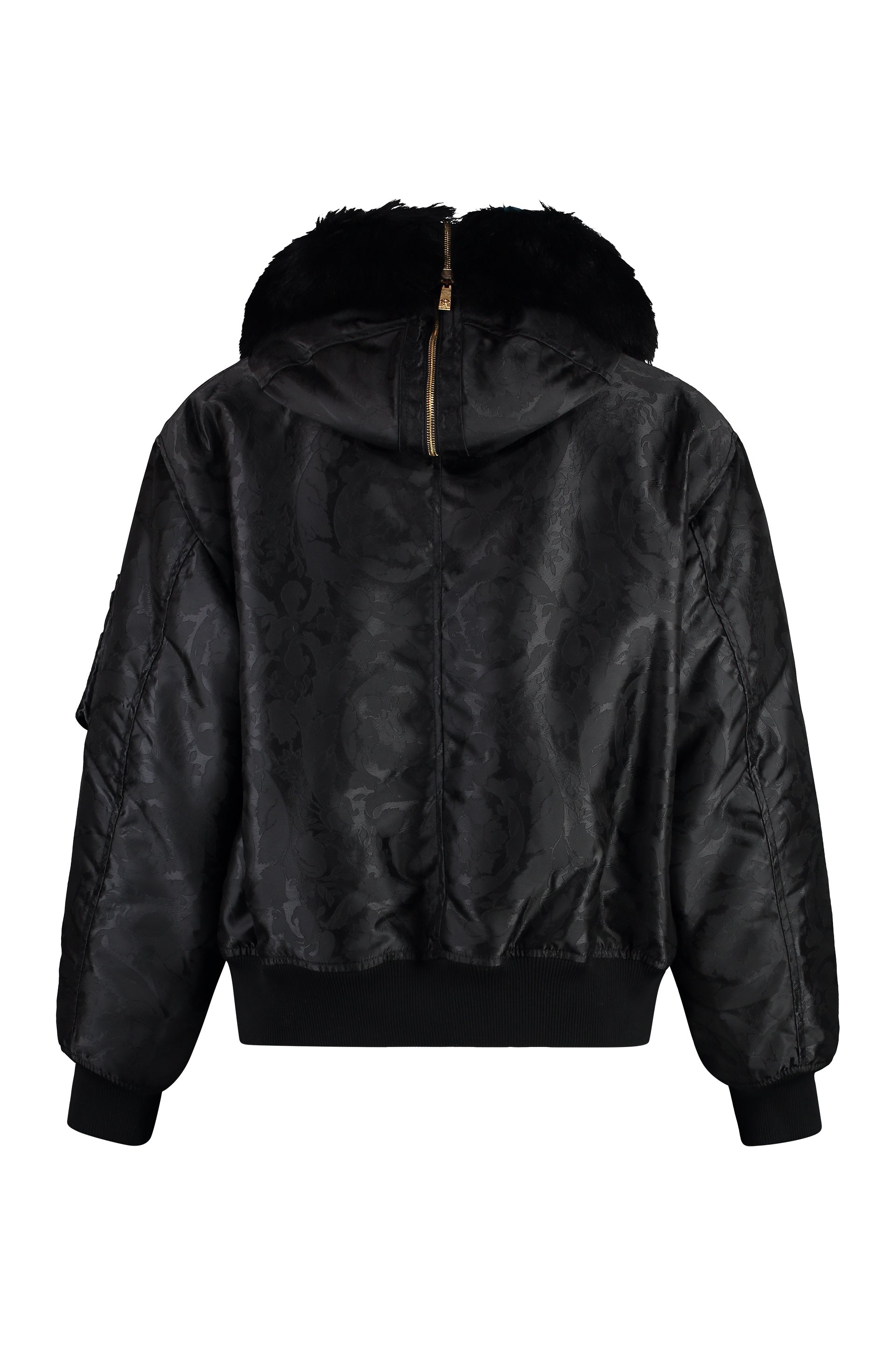 Bomber jacket in technical fabric