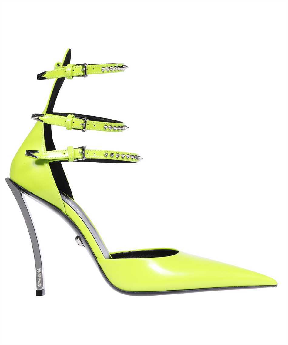 Heeled leather sandals