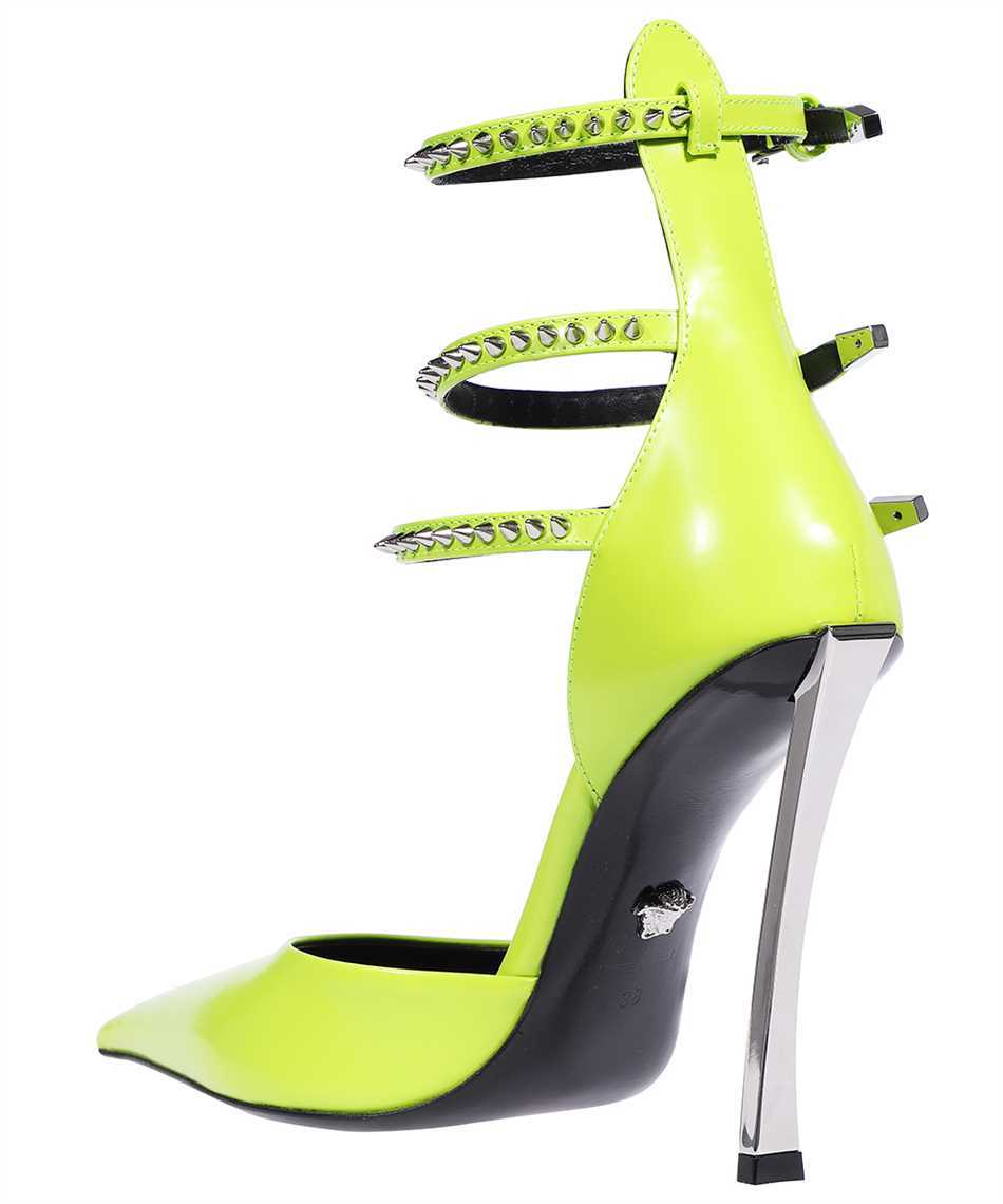 Heeled leather sandals