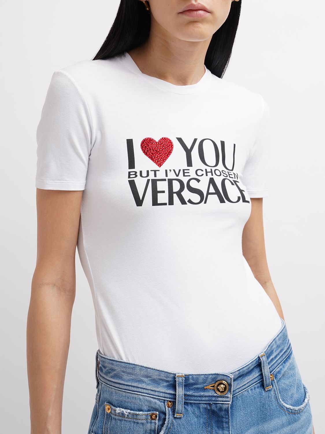 White T-shirt with logo