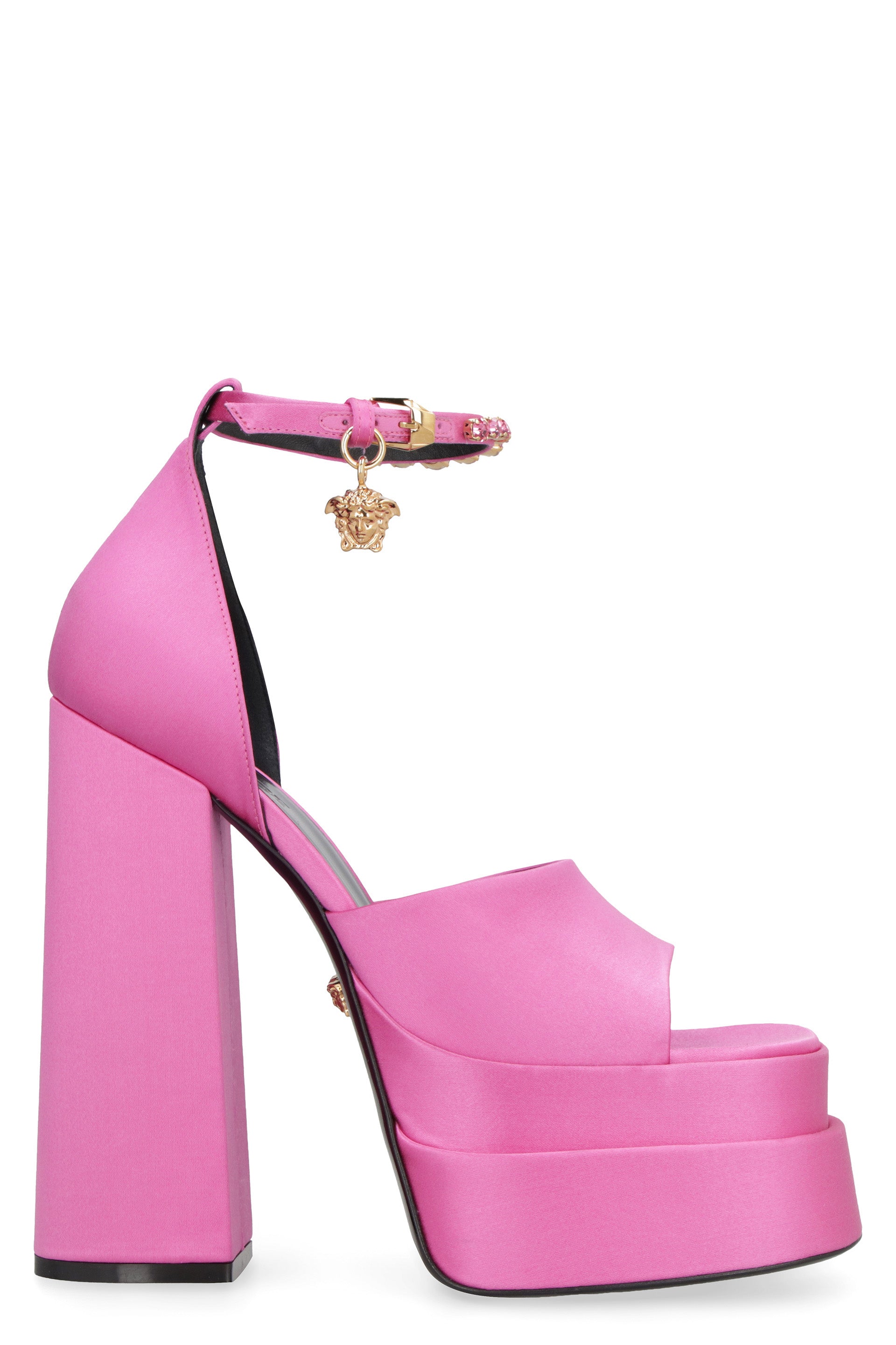 Medusa Aevitas satin sandals