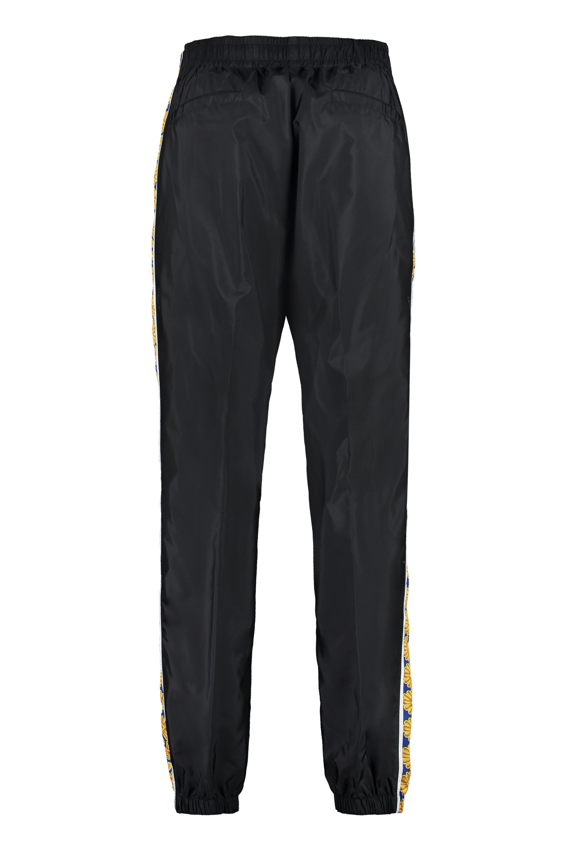 Track-pants with contrasting side stripes