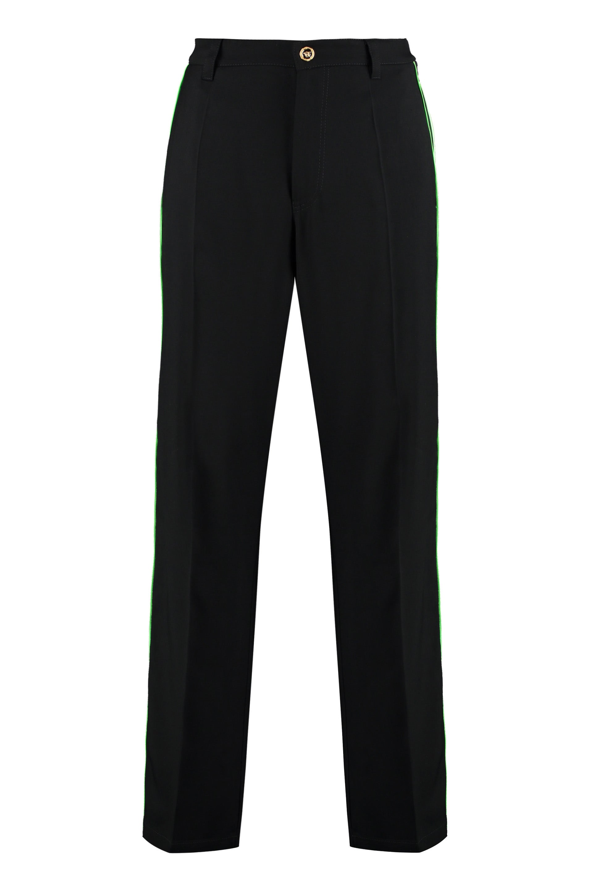 Logoed side stripes track-pants