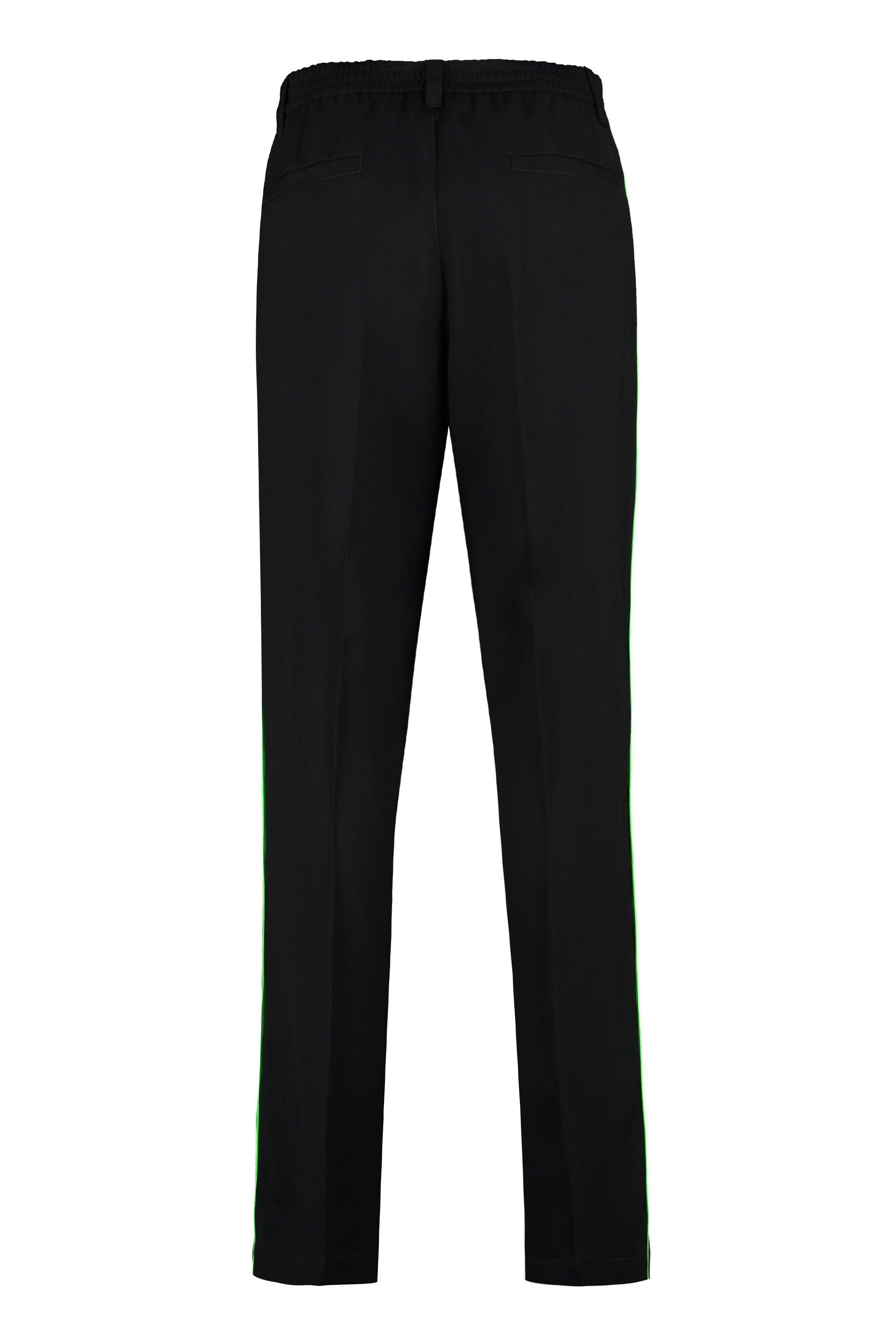 Logoed side stripes track-pants