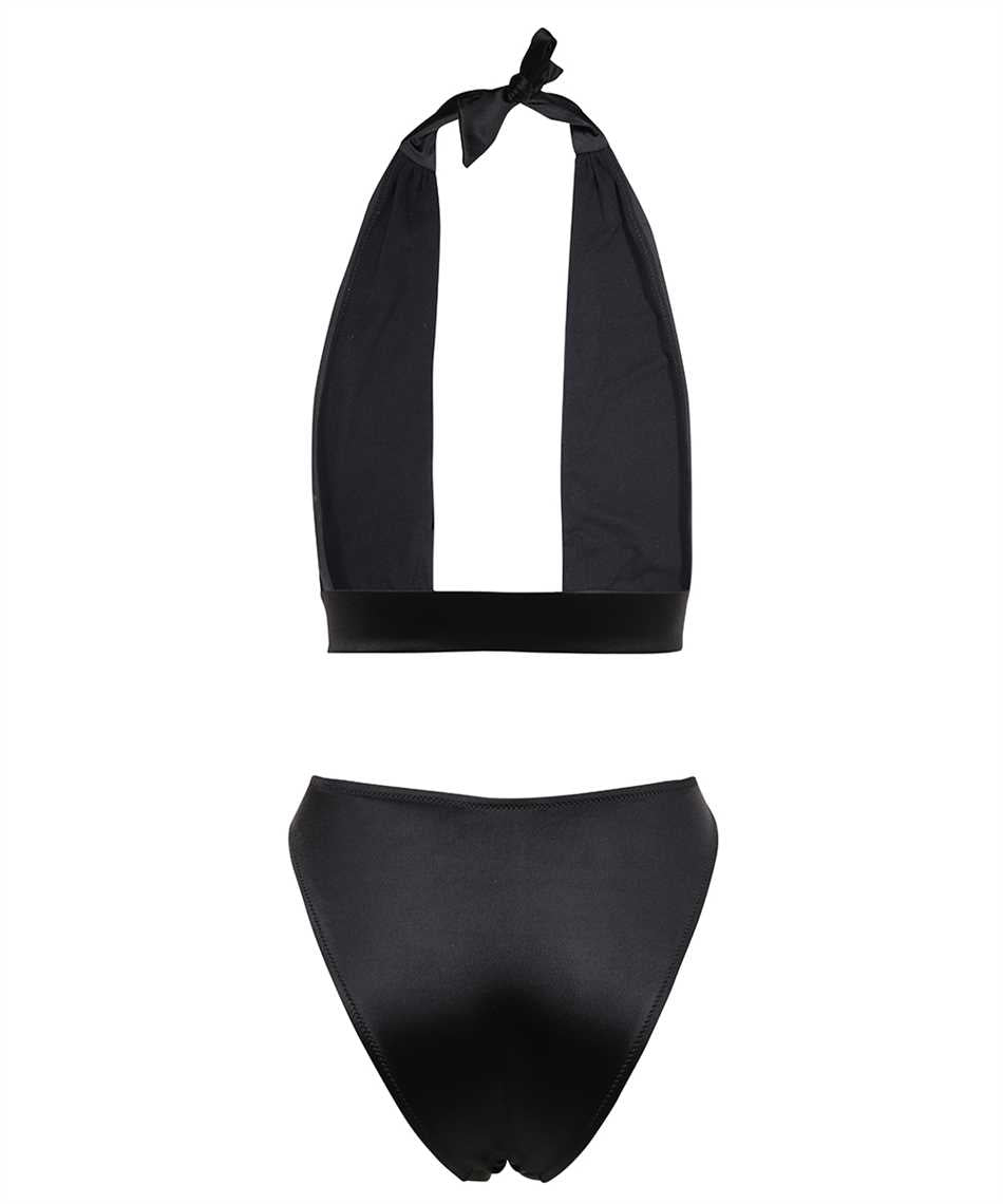 One-piece swimsuit with logo