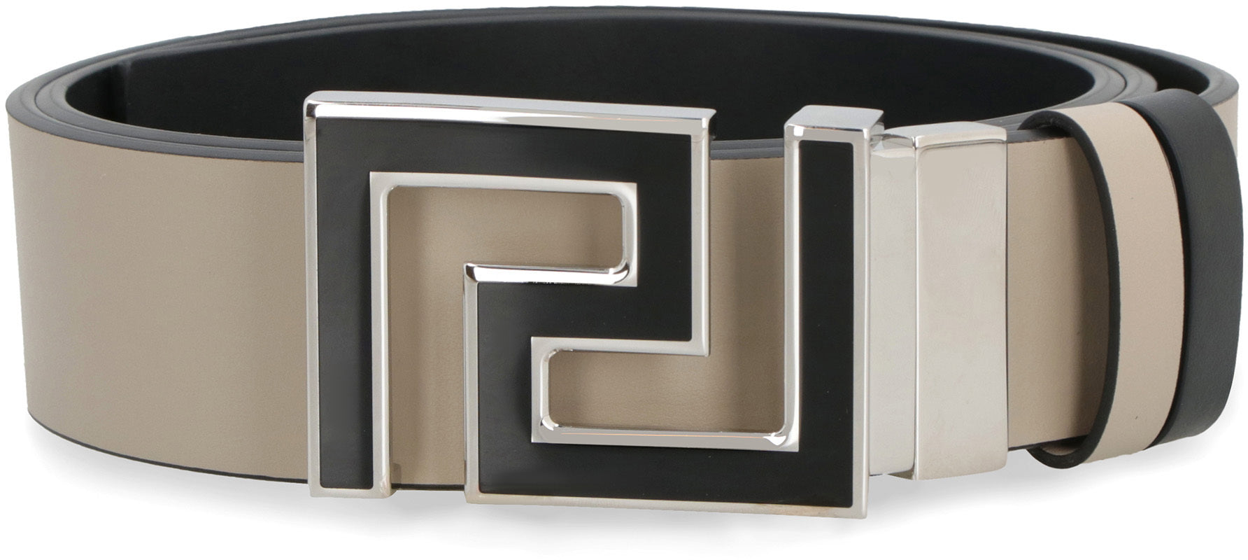 Reversible leather belt