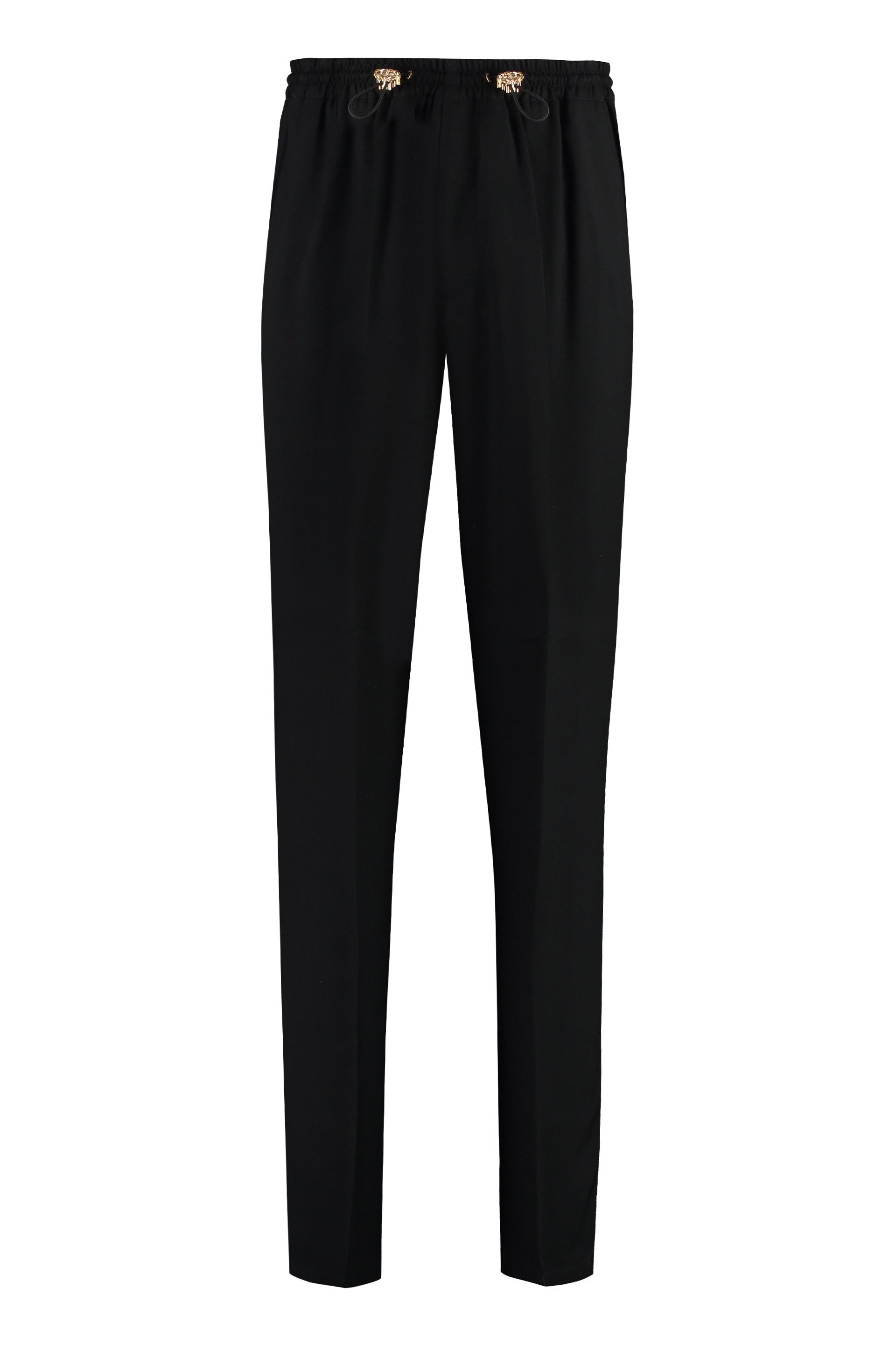 Stretch viscose trousers