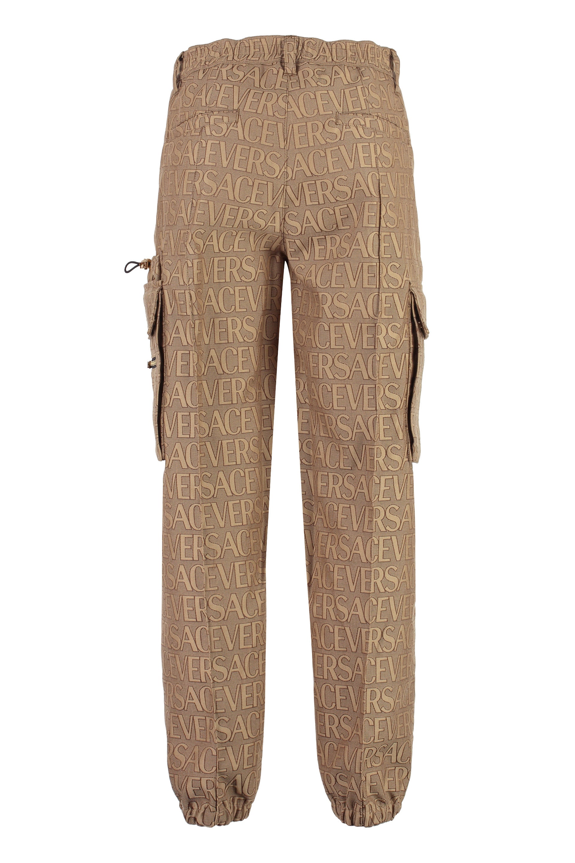 Cotton blend cargo-trousers