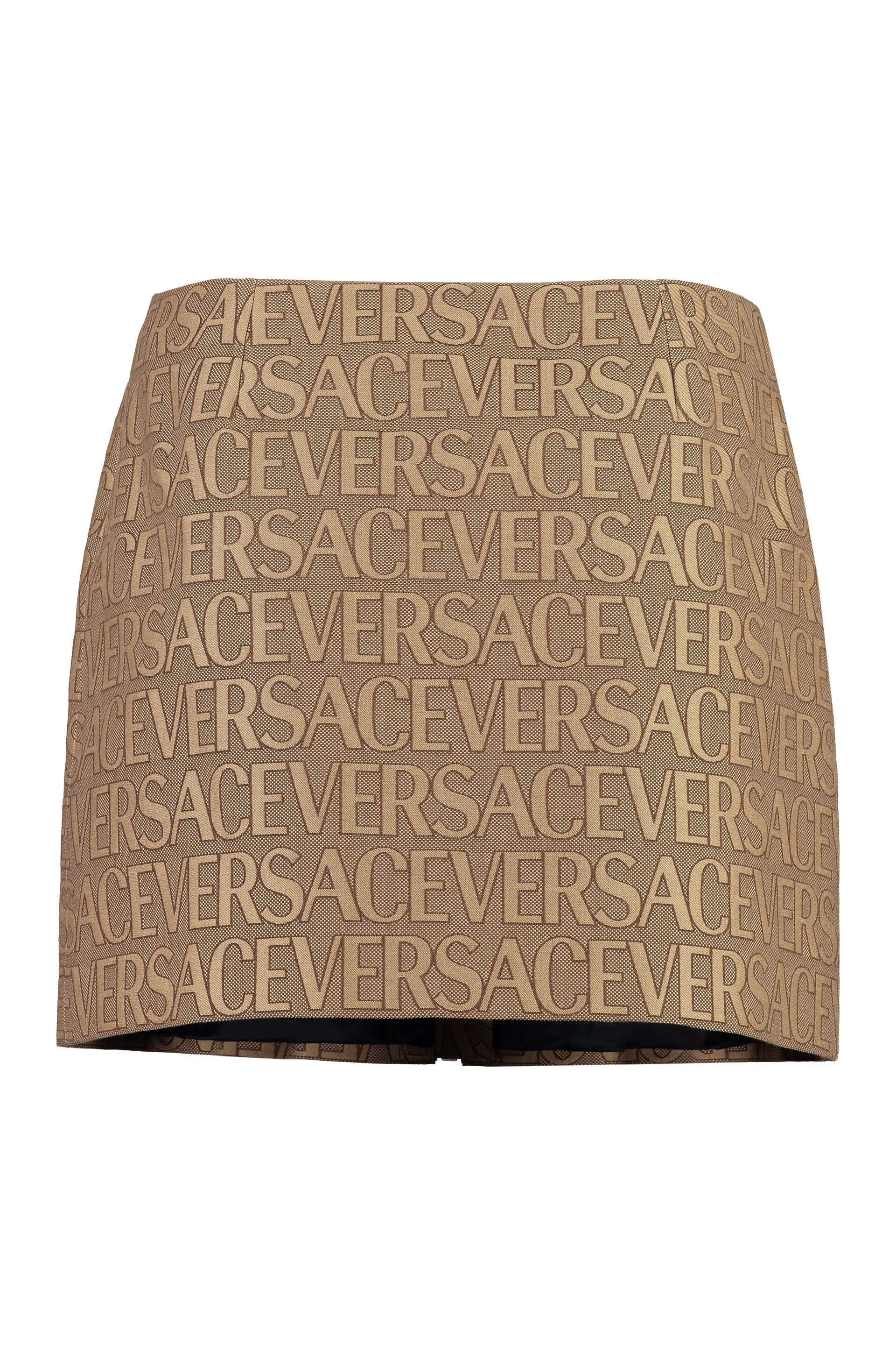 Jacquard mini skirt