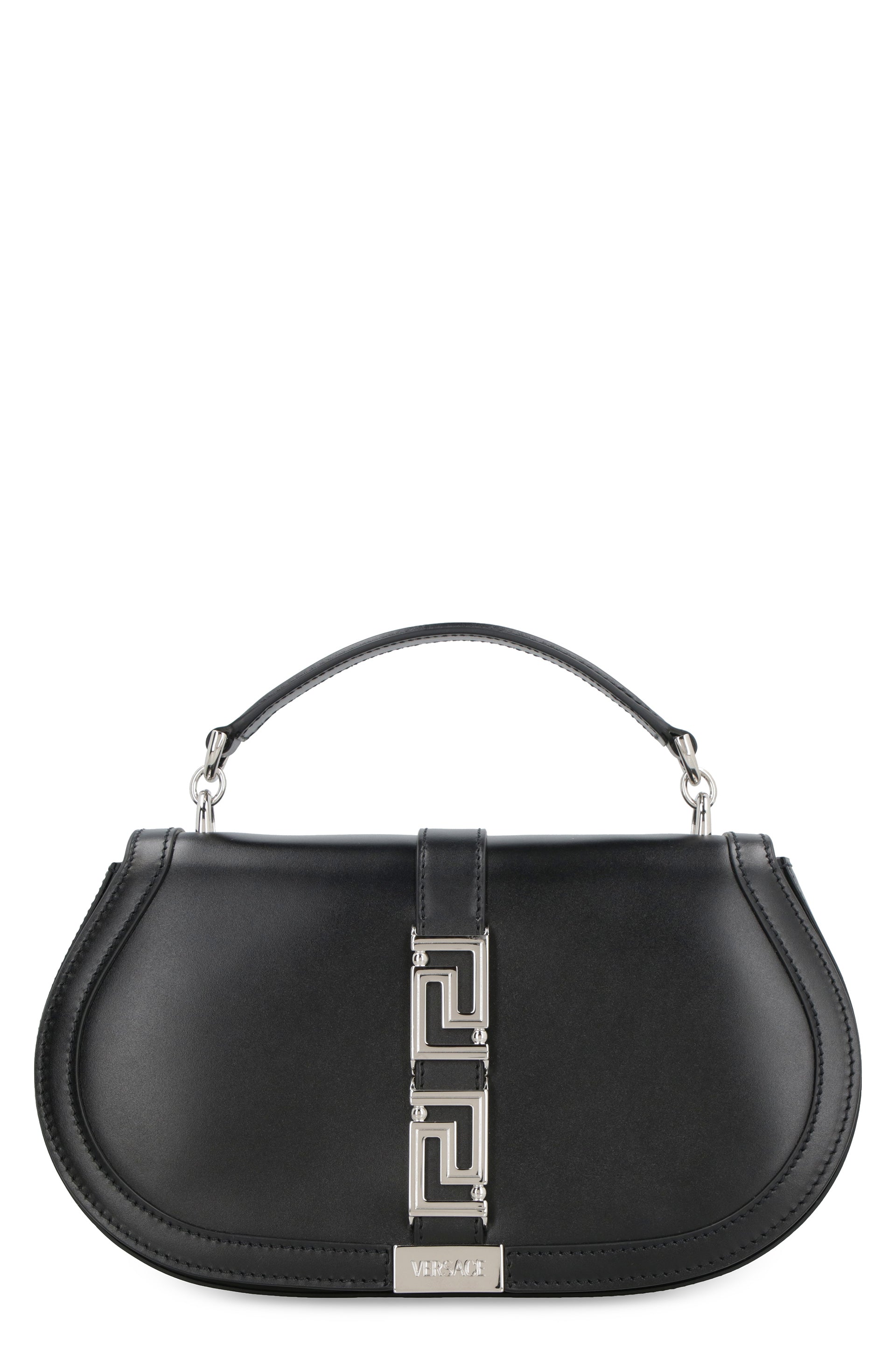 Greca Goddess leather crossbody bag