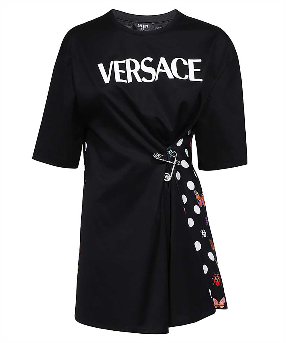 Dua Lipa x Versace logo print t-shirt