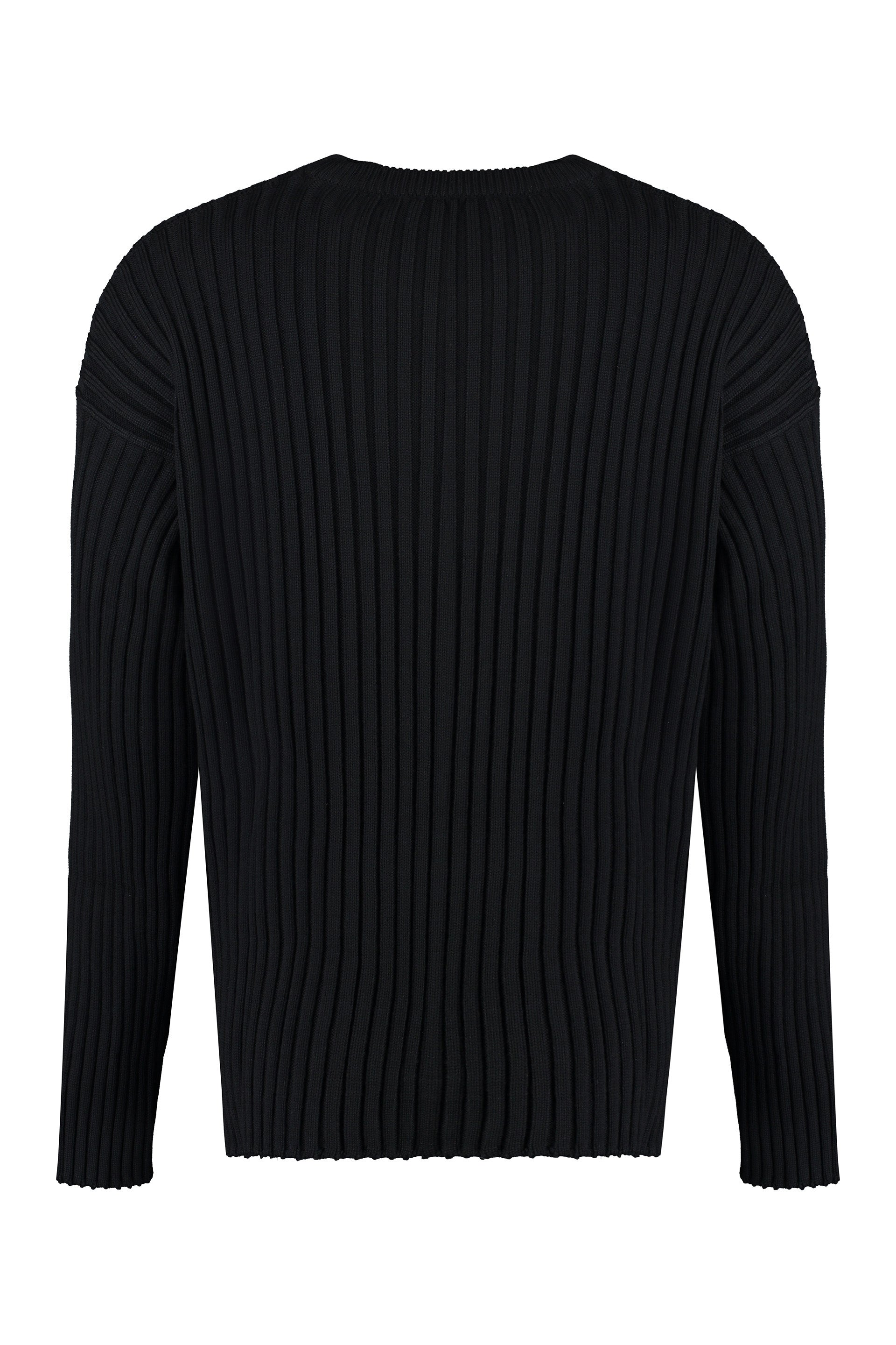 Crew-neck wool sweater