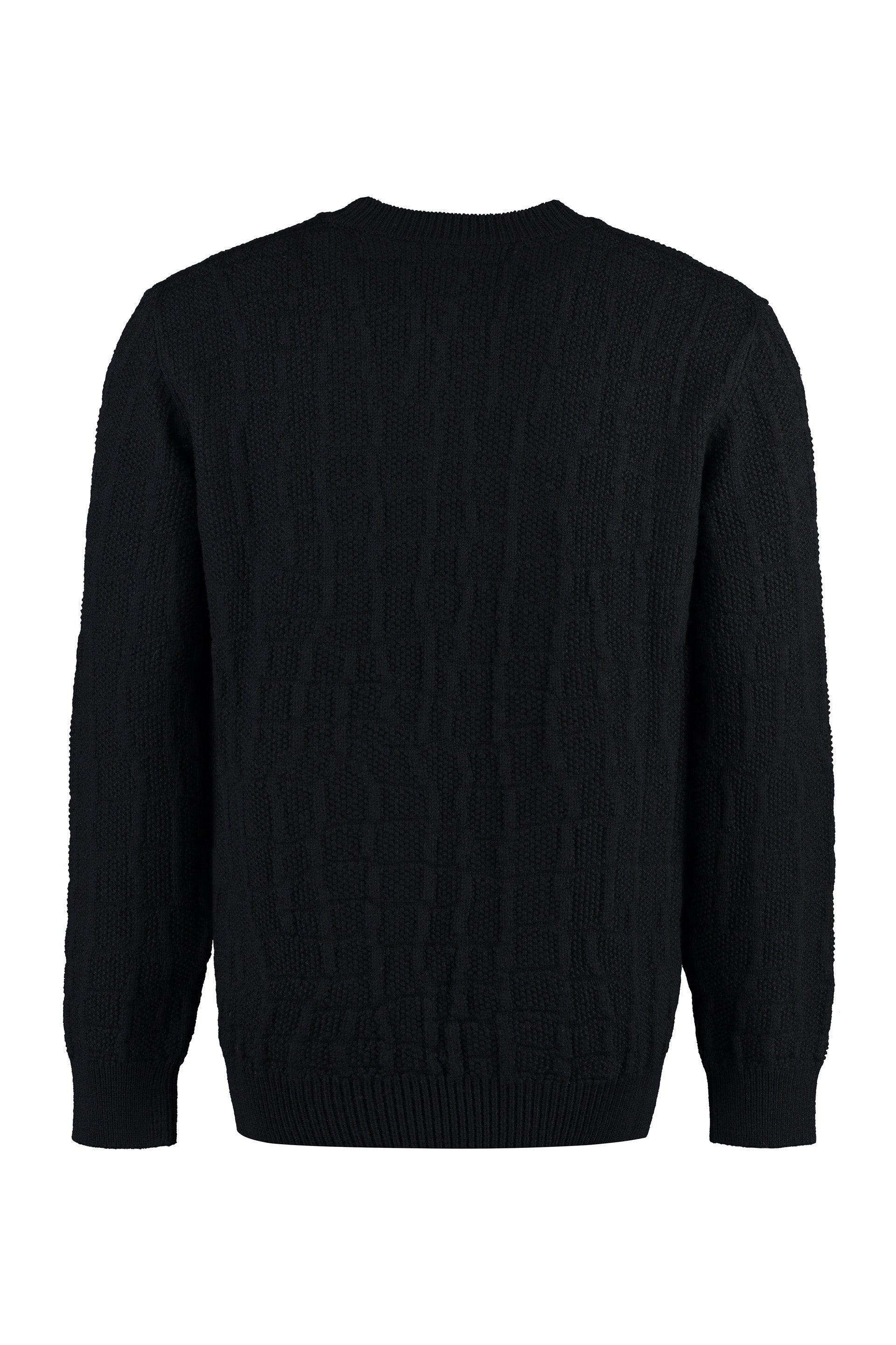 Crew-neck wool sweater