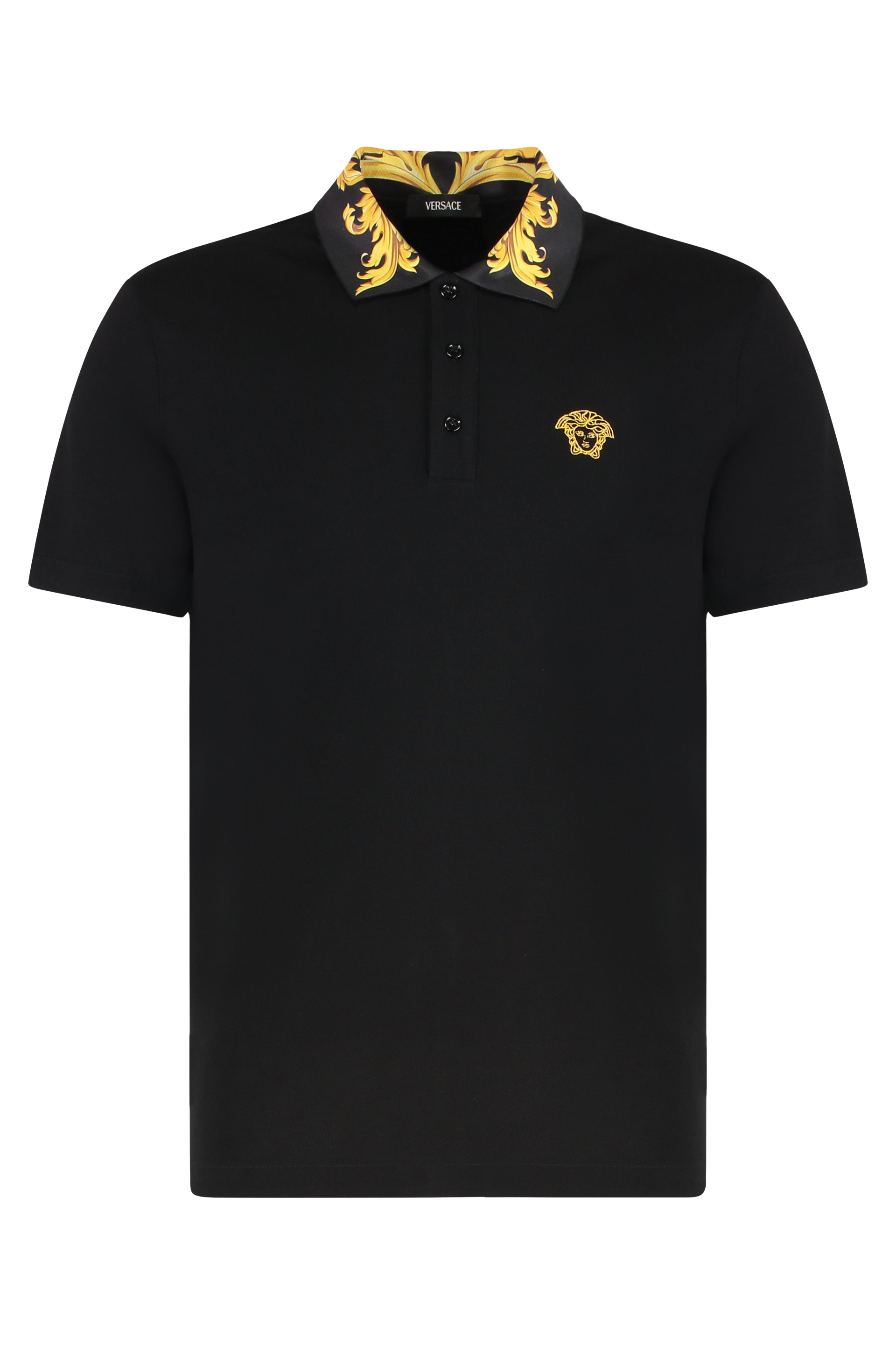 Cotton piqué polo shirt