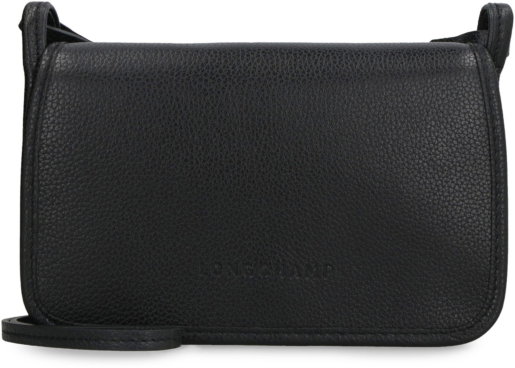 The Foulonné leather wallet on chain