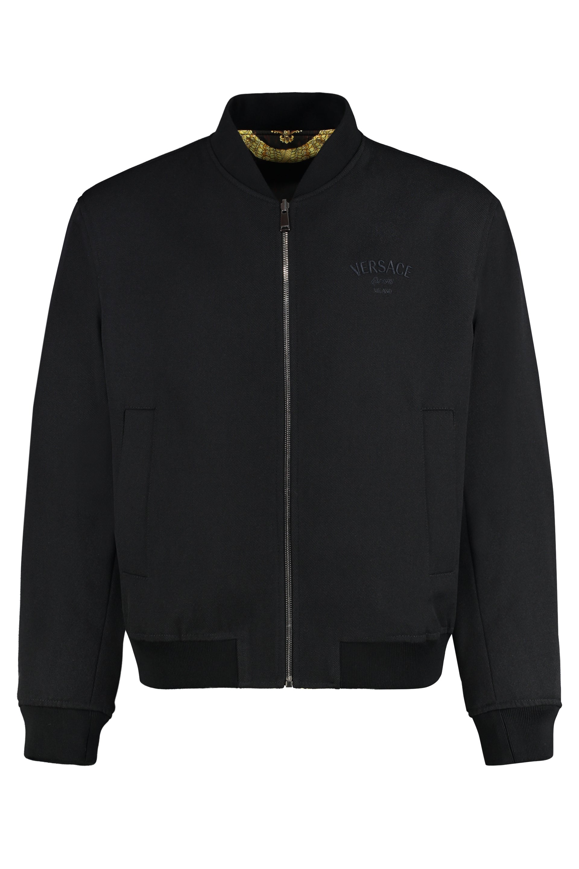 Reversible bomber jacket