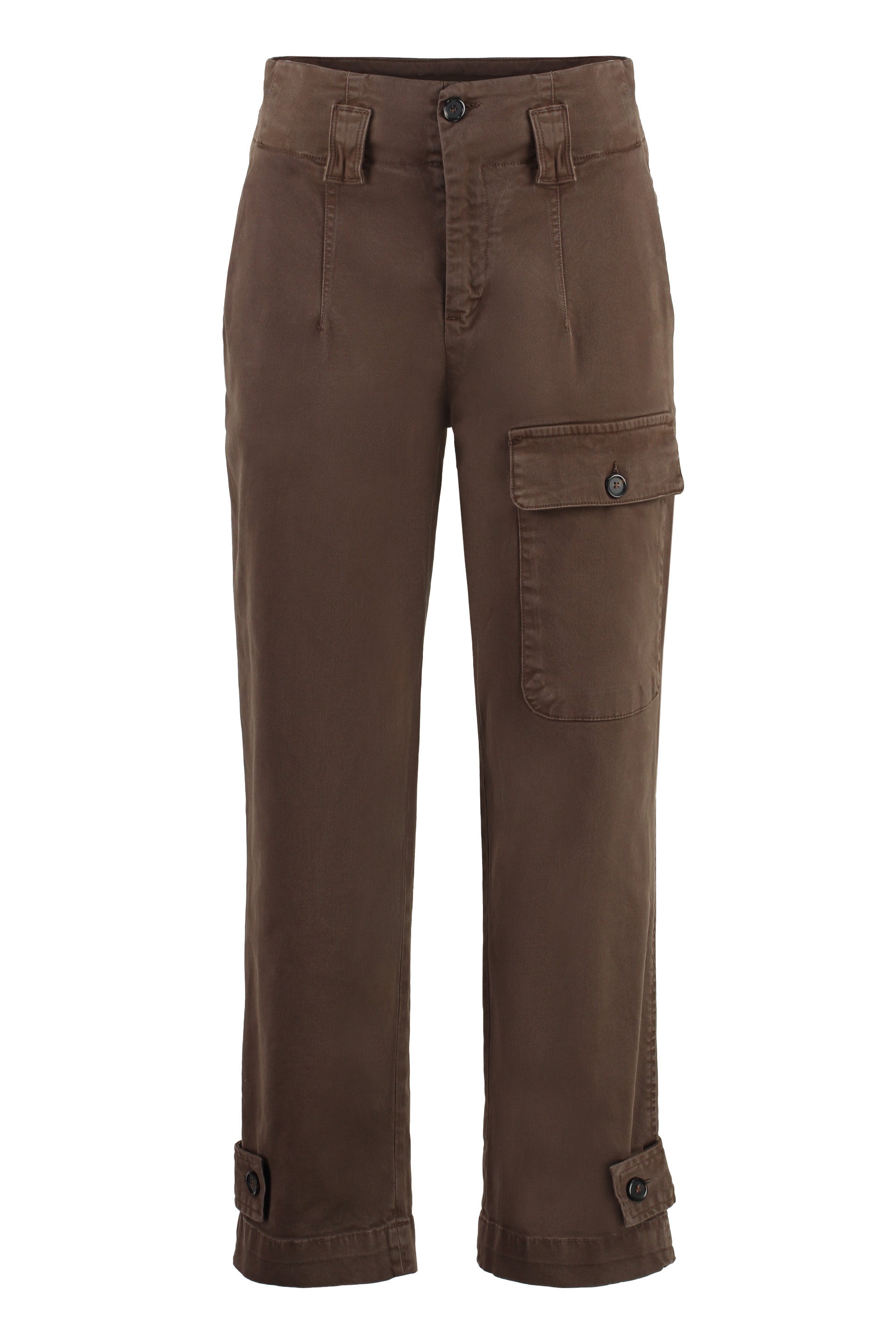 Globo stretch cotton cargo trousers