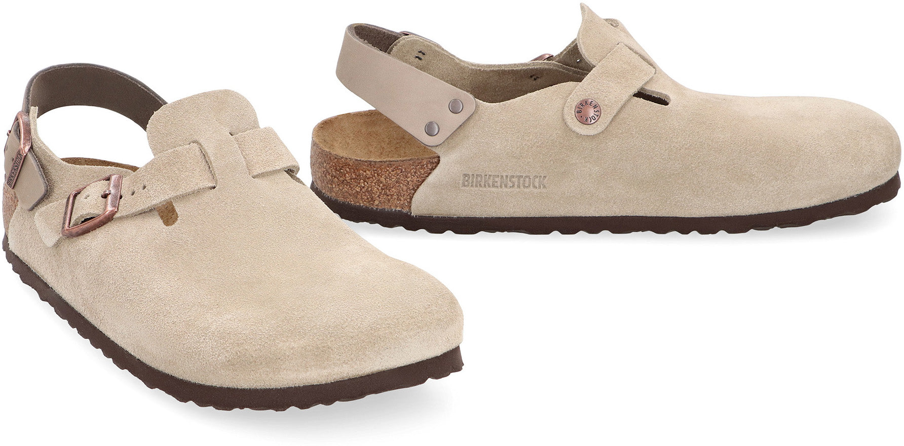 Slides Tokyo in suede