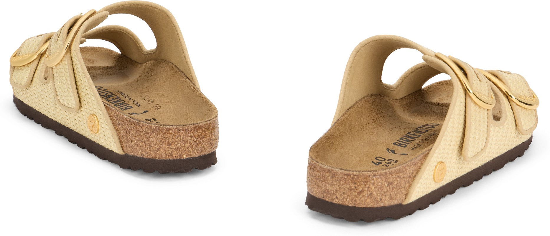 Birkenstock Arizona Big Buckle Raffia