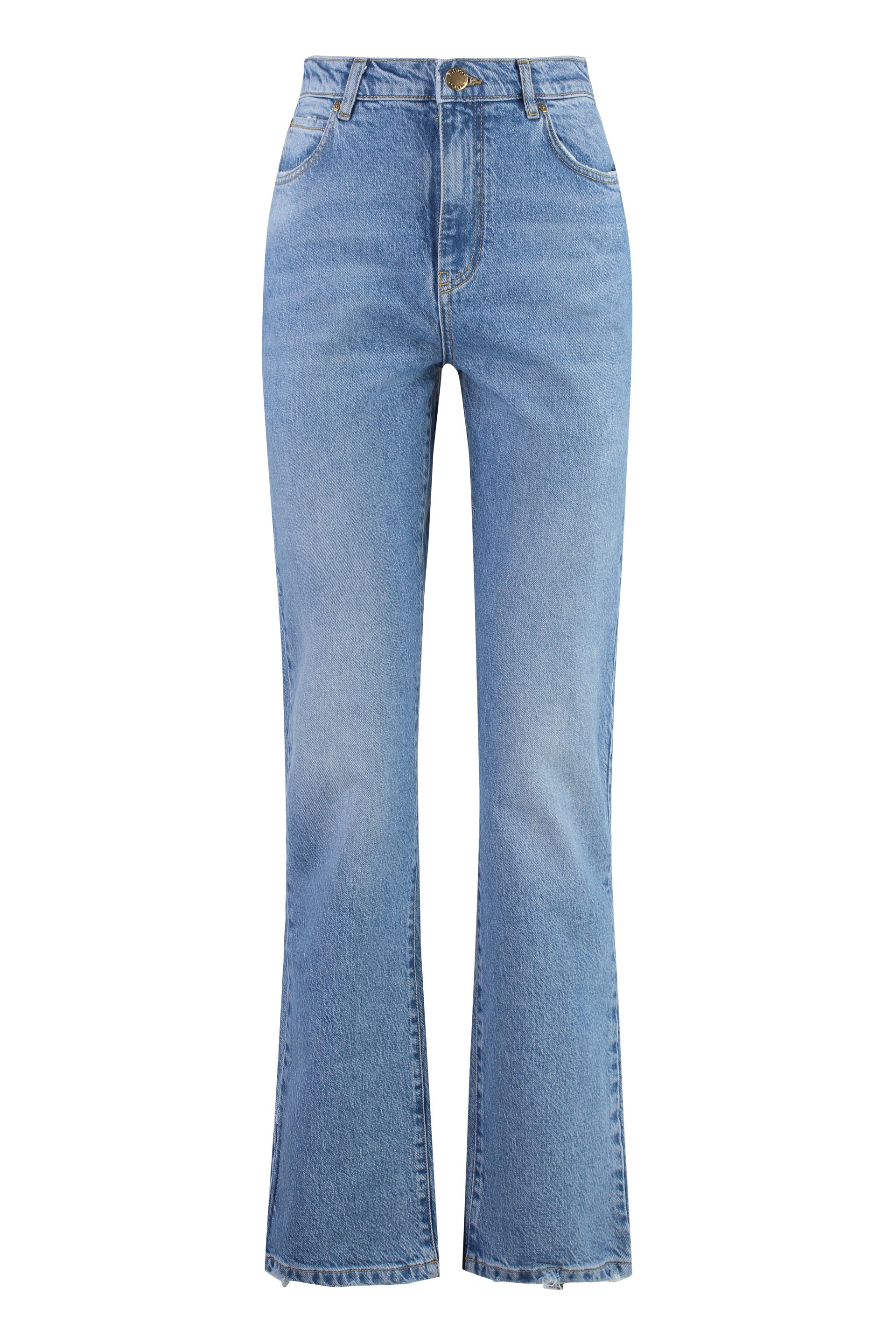 Roxanne 5-pocket straight-leg jeans