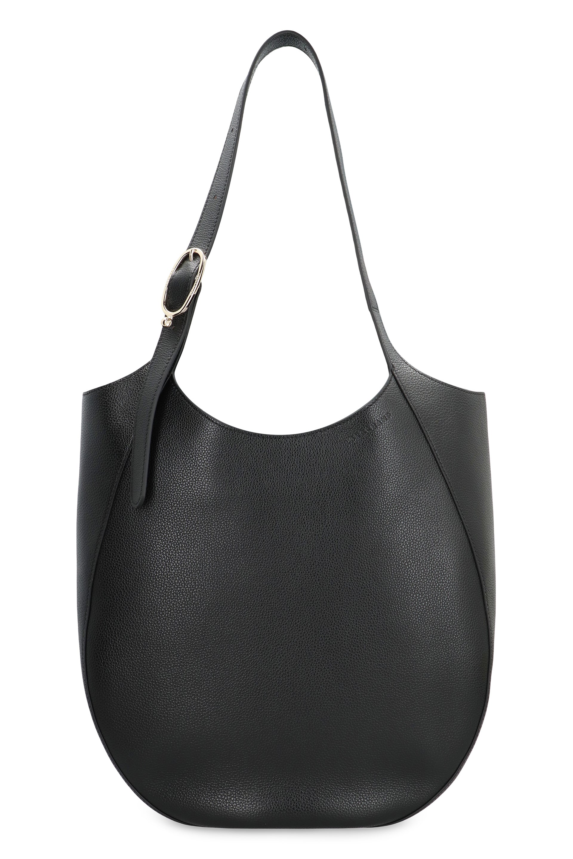Le Foulonné XL smooth leather tote bag