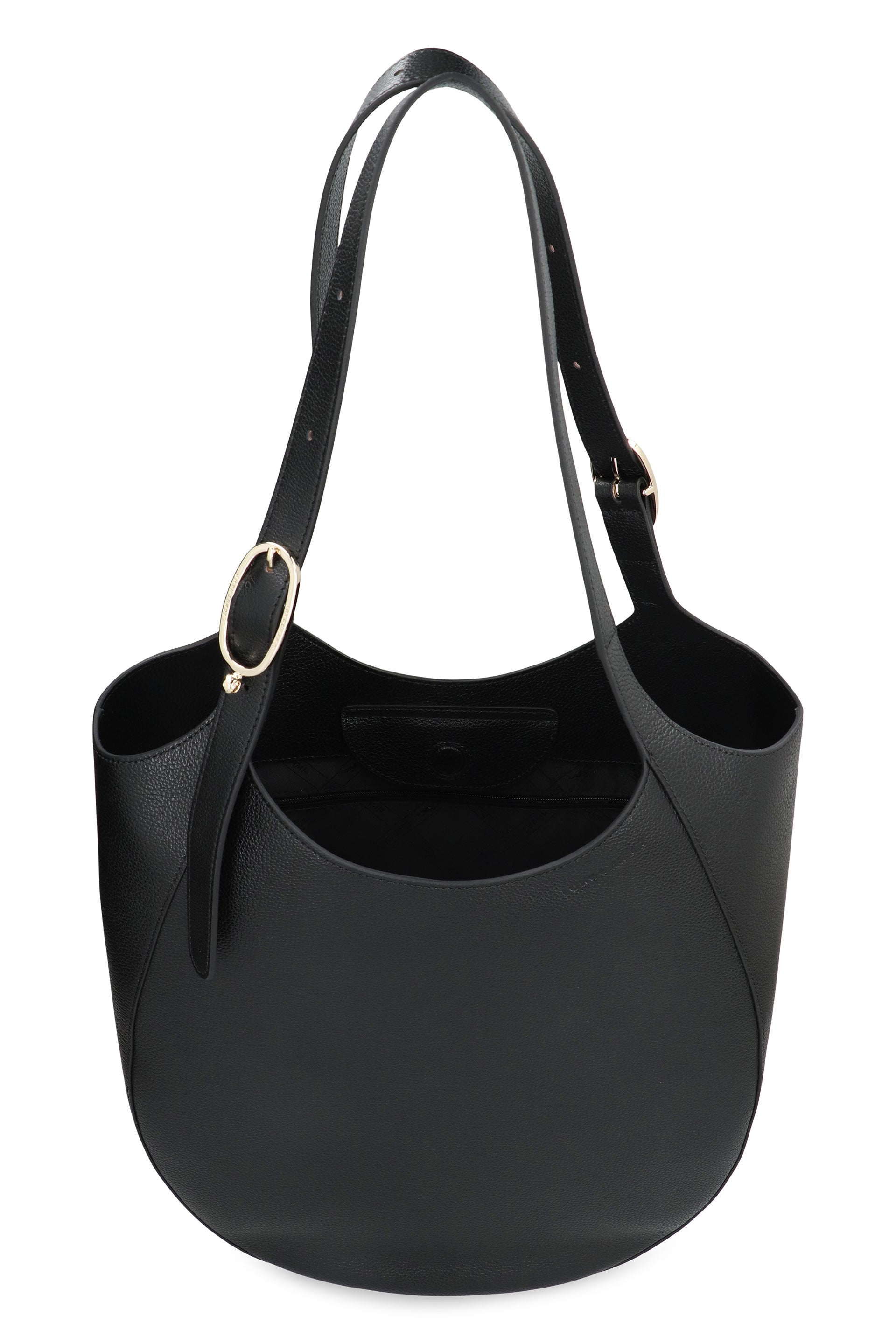 Le Foulonné XL smooth leather tote bag