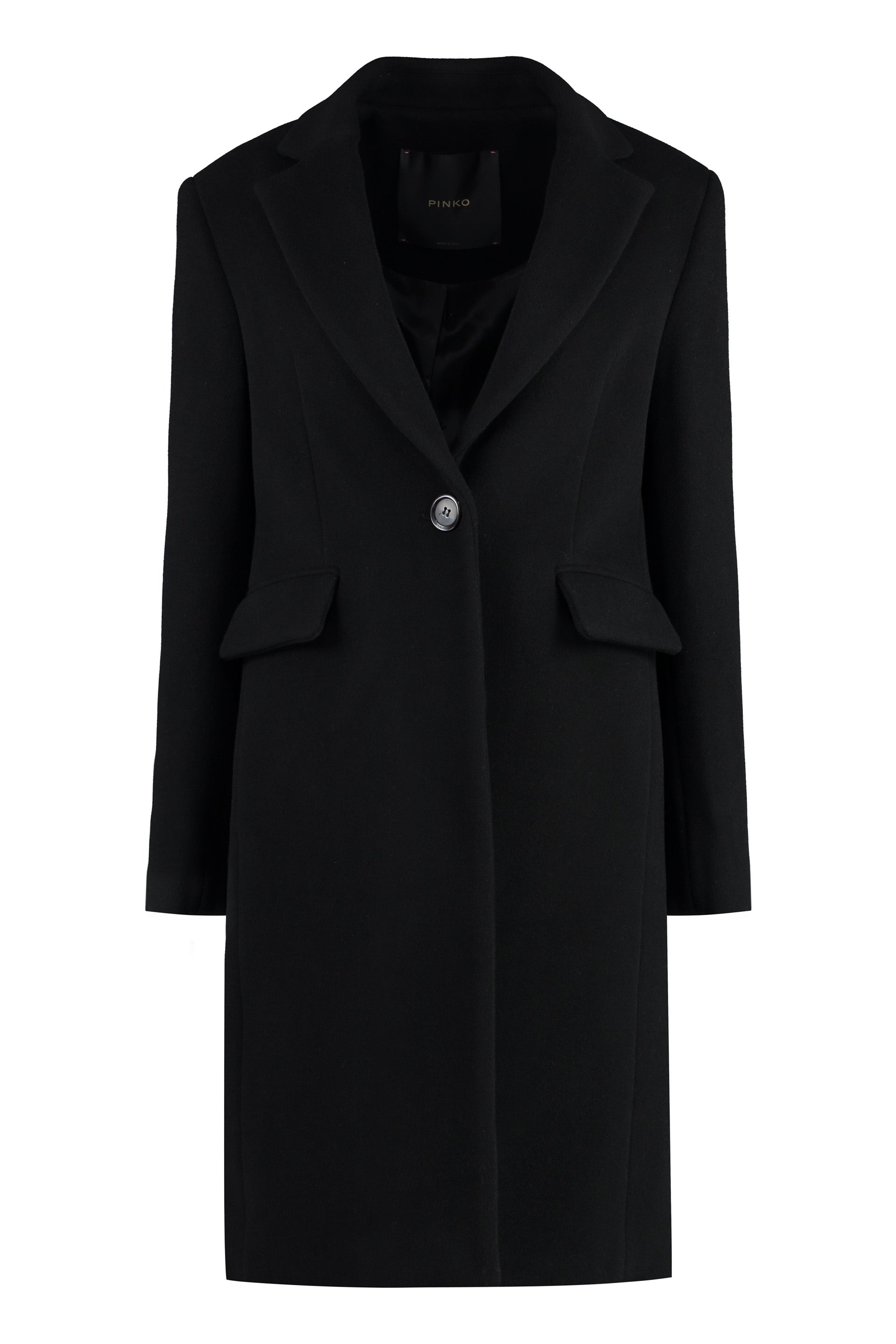 Cambogia single-breasted wool coat