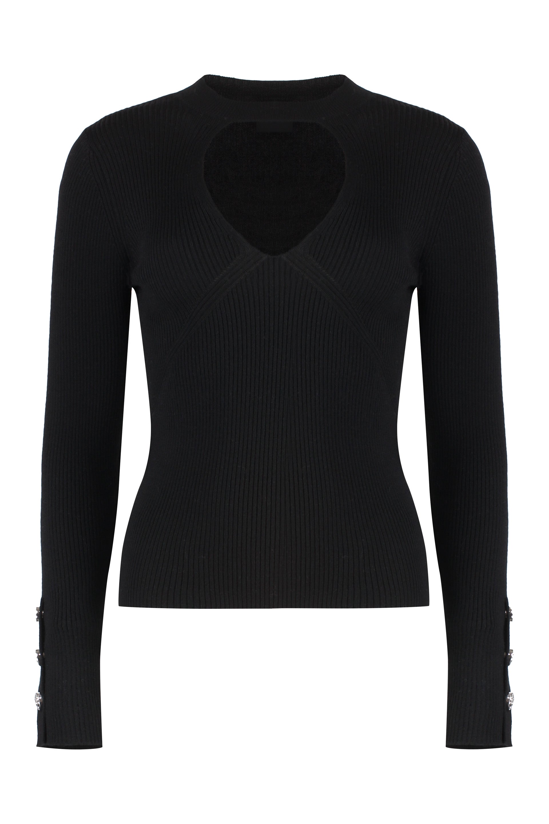 Rabbocco Knitted wool-blend top